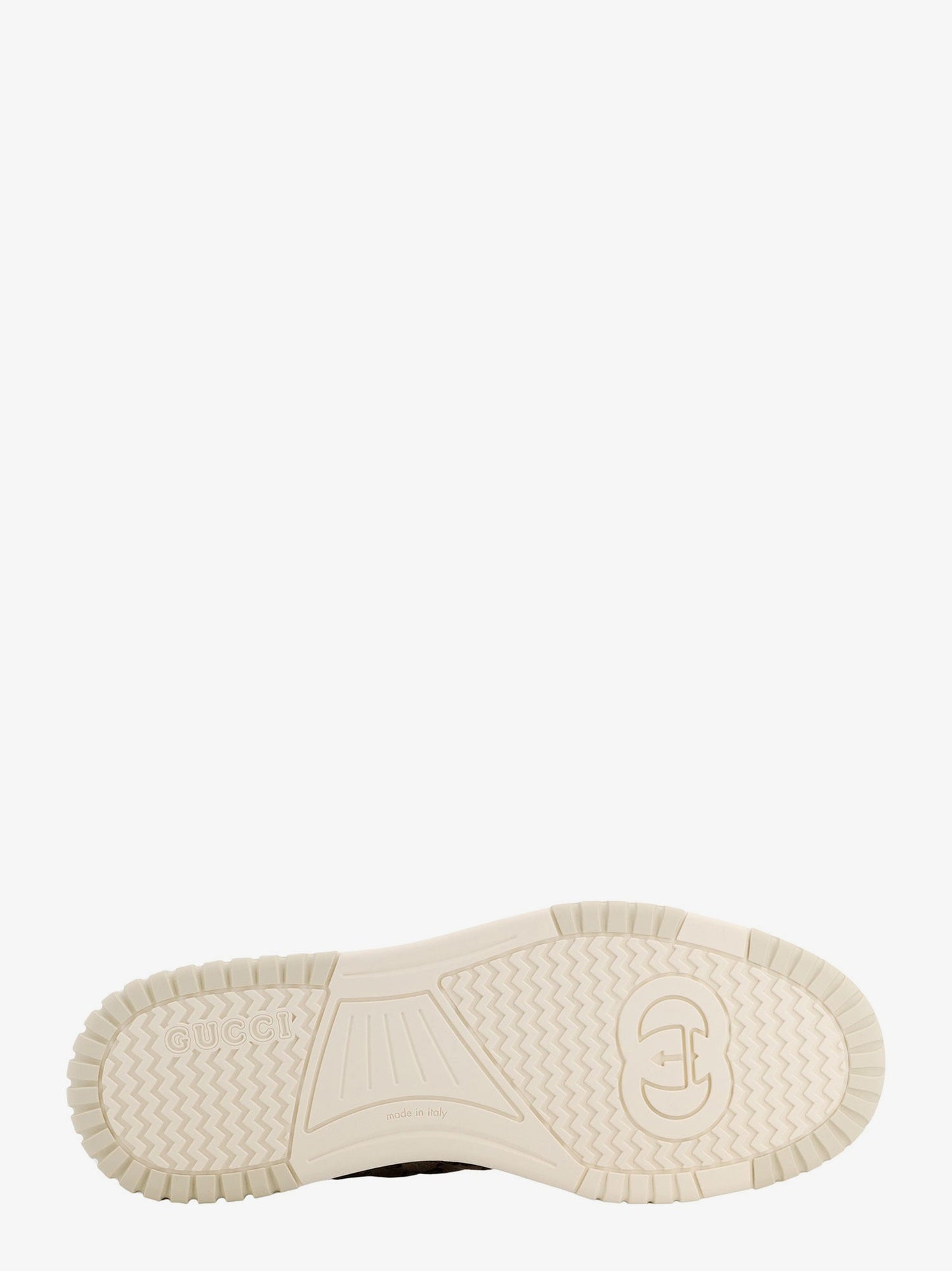 Gucci Re Web Low Top Leather And Suede Sneakers With Gg Supreme Fabric Inserts