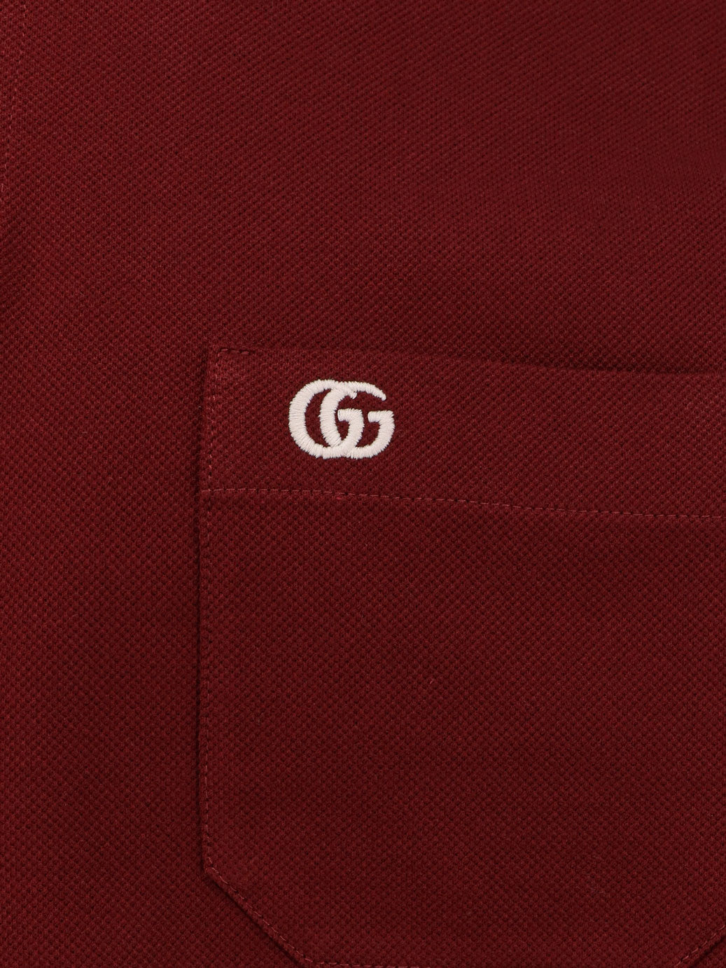 Gucci Gucci Rosso Ancora Cotton Polo Shirt
