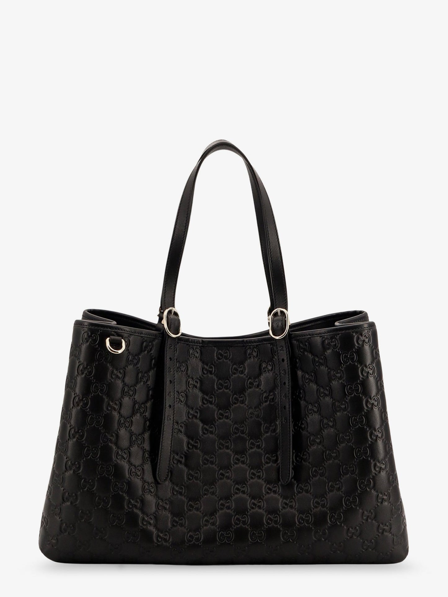 Gucci Gg Emblem Leather Shoulder Bag