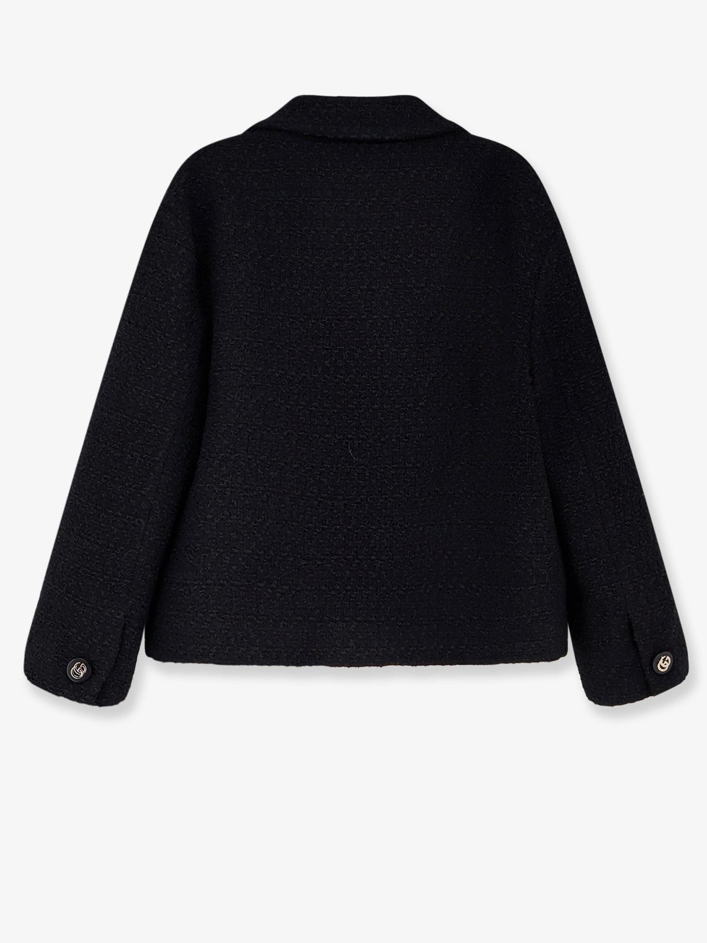 Gucci Wool Tweed Double Breasted Blazer