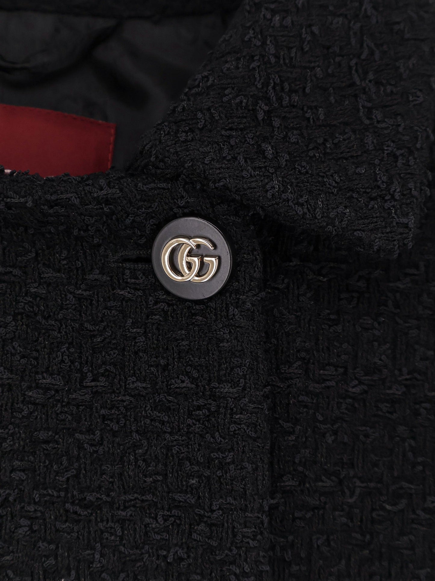 Gucci Wool Tweed Double Breasted Blazer