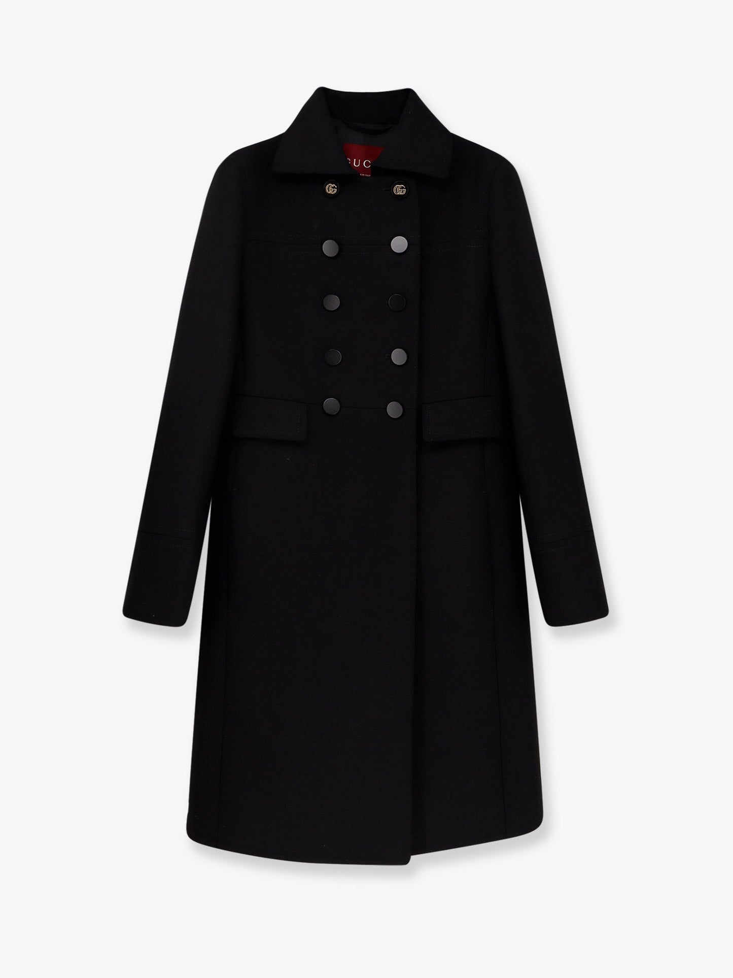Gucci Double Breasted Wool Coat