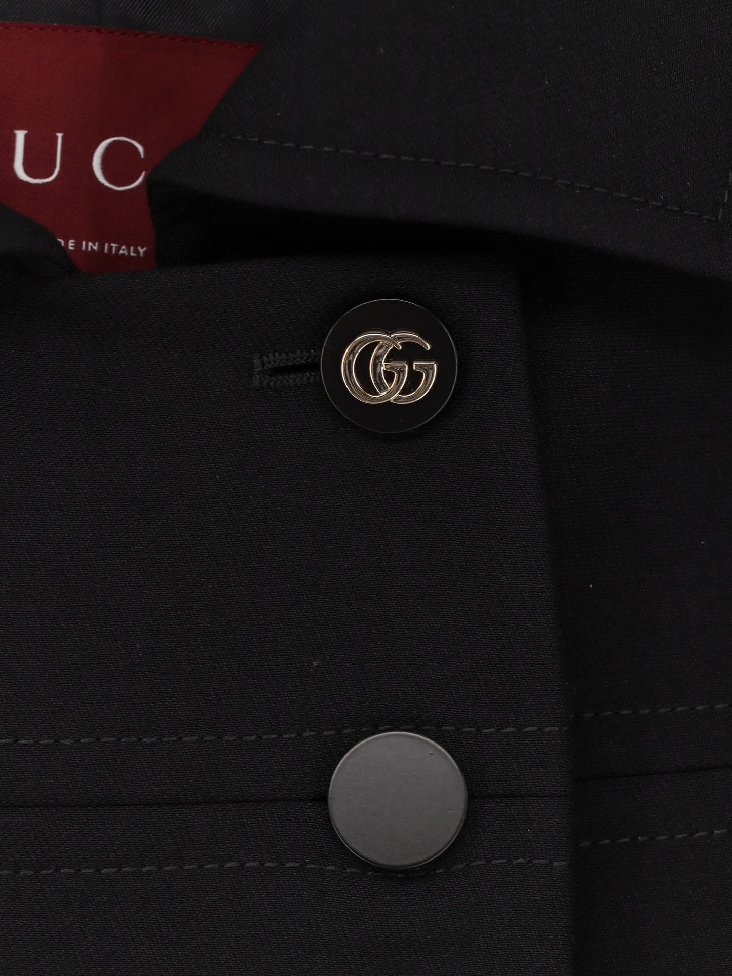 Gucci Double Breasted Wool Coat