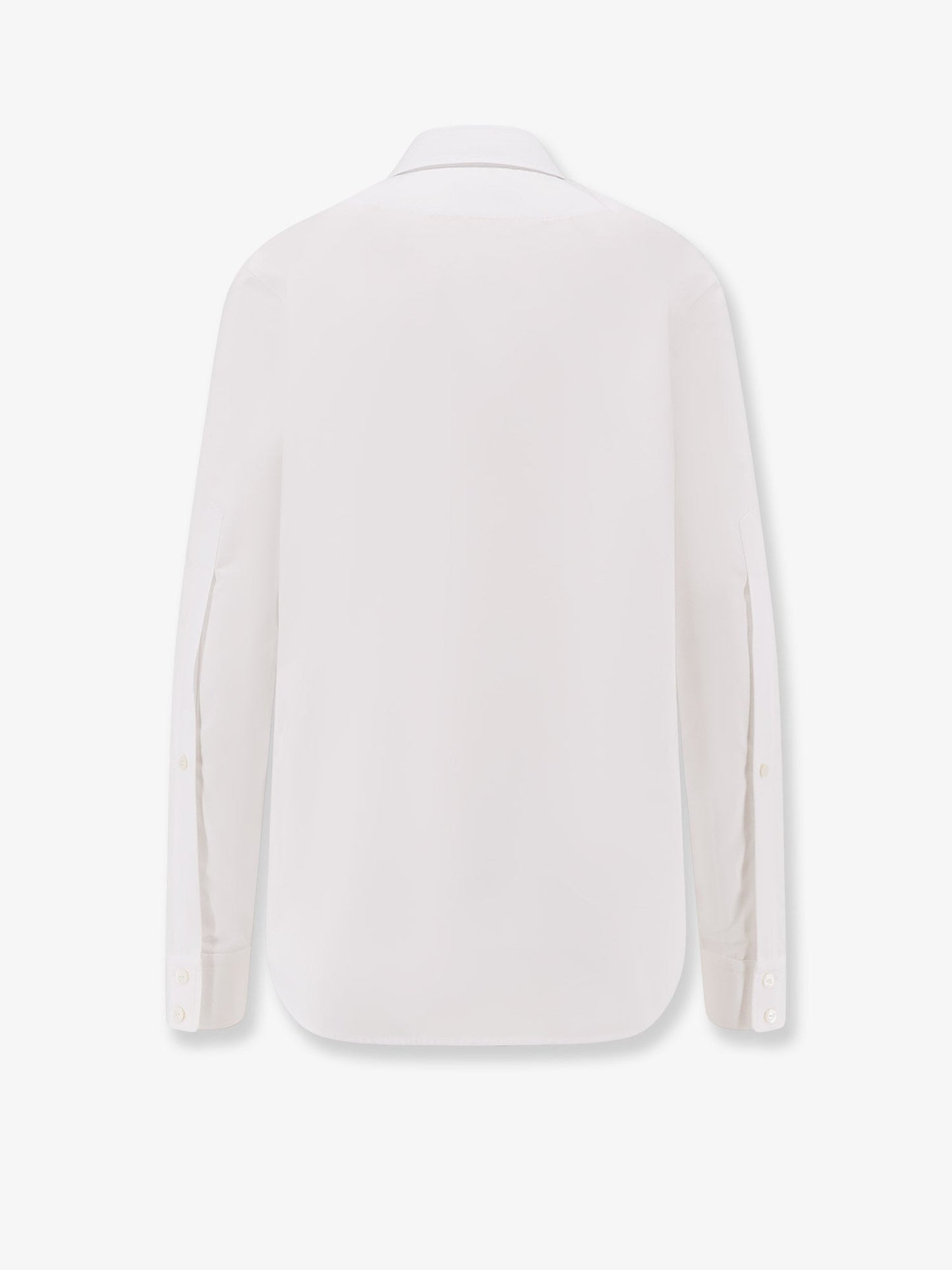 Gucci Cotton Popeline Shirt With Iconic Metal Horsebit