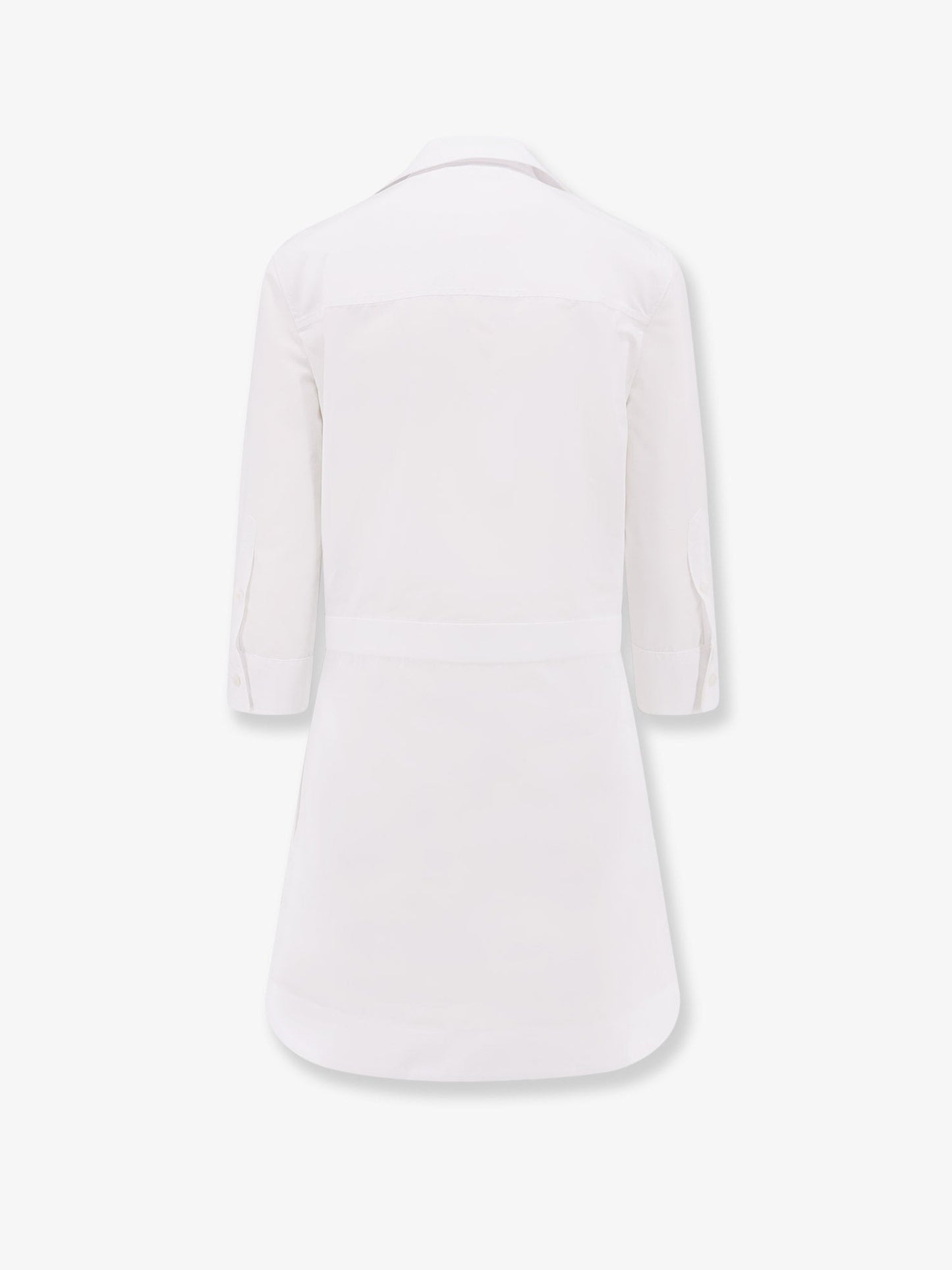 Gucci Cotton Short Dress With Horsebit Detail