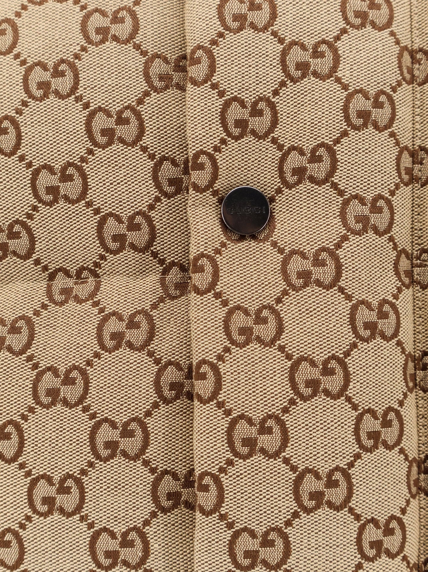 Gucci Down Jacket With Gg Motif