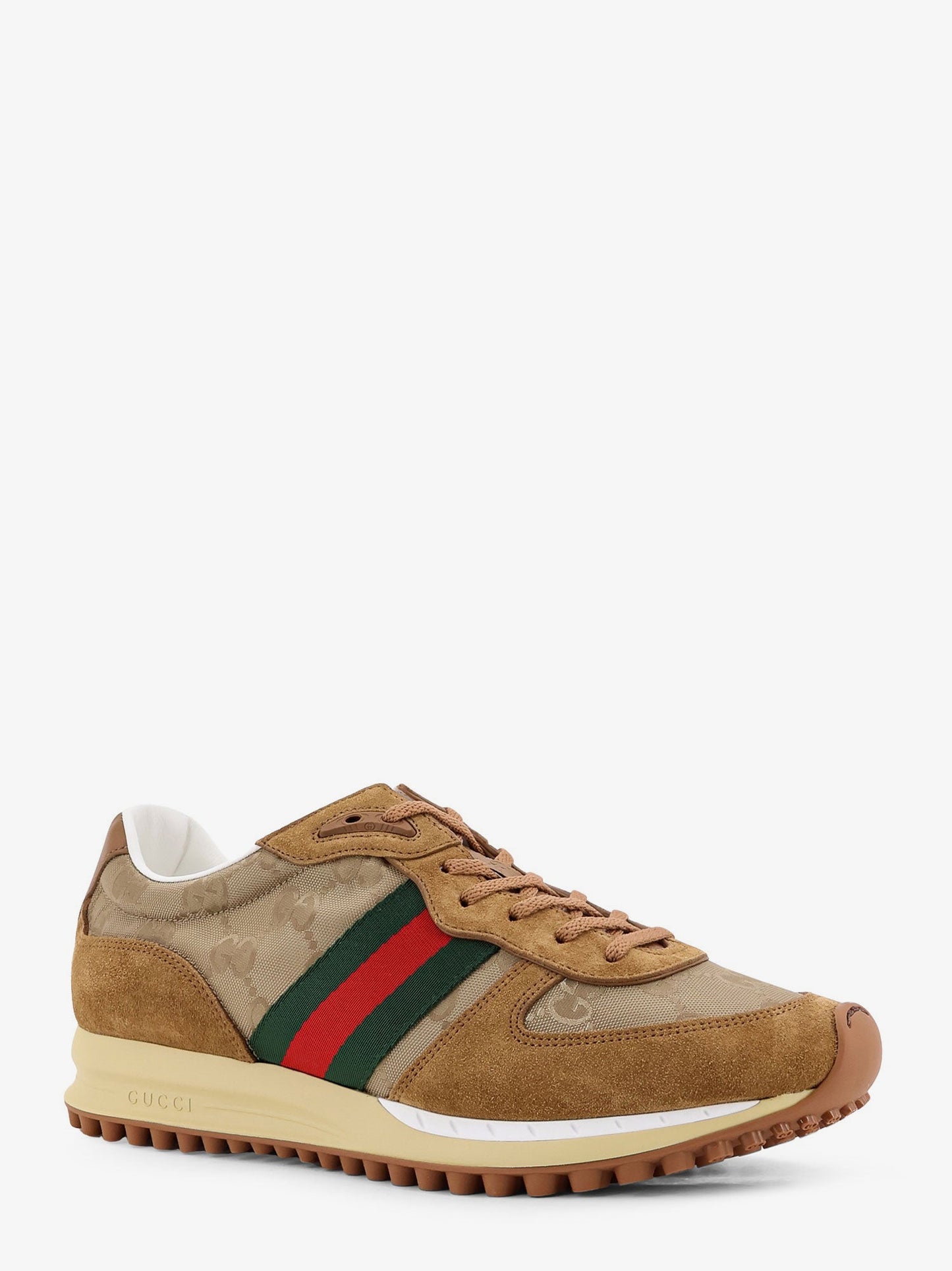Gucci Re Motion Gg Nylon And Suede Sneakers