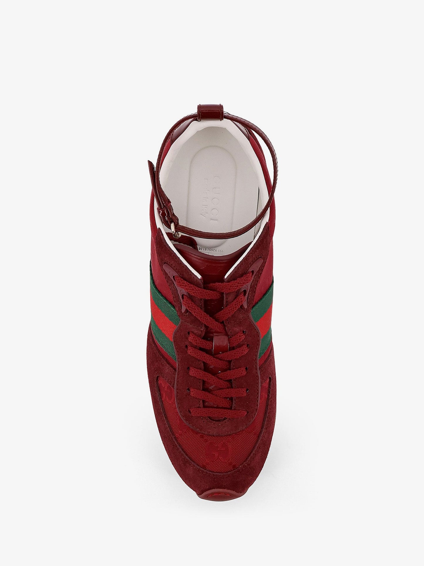 Gucci Re Motion Low Top Suede Sneakers With Gg Supreme Fabric Inserts