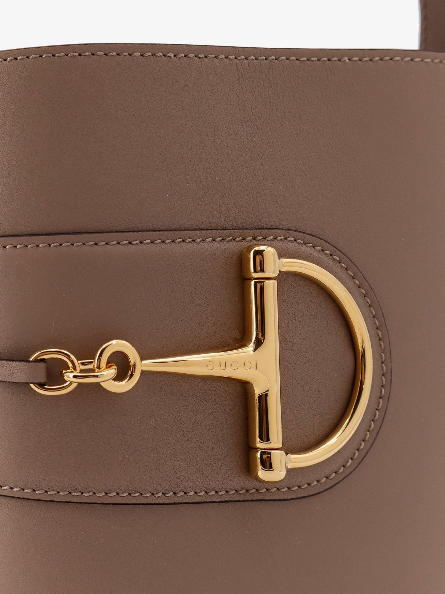 Gucci Gucci 73 Leather Bucket Bag