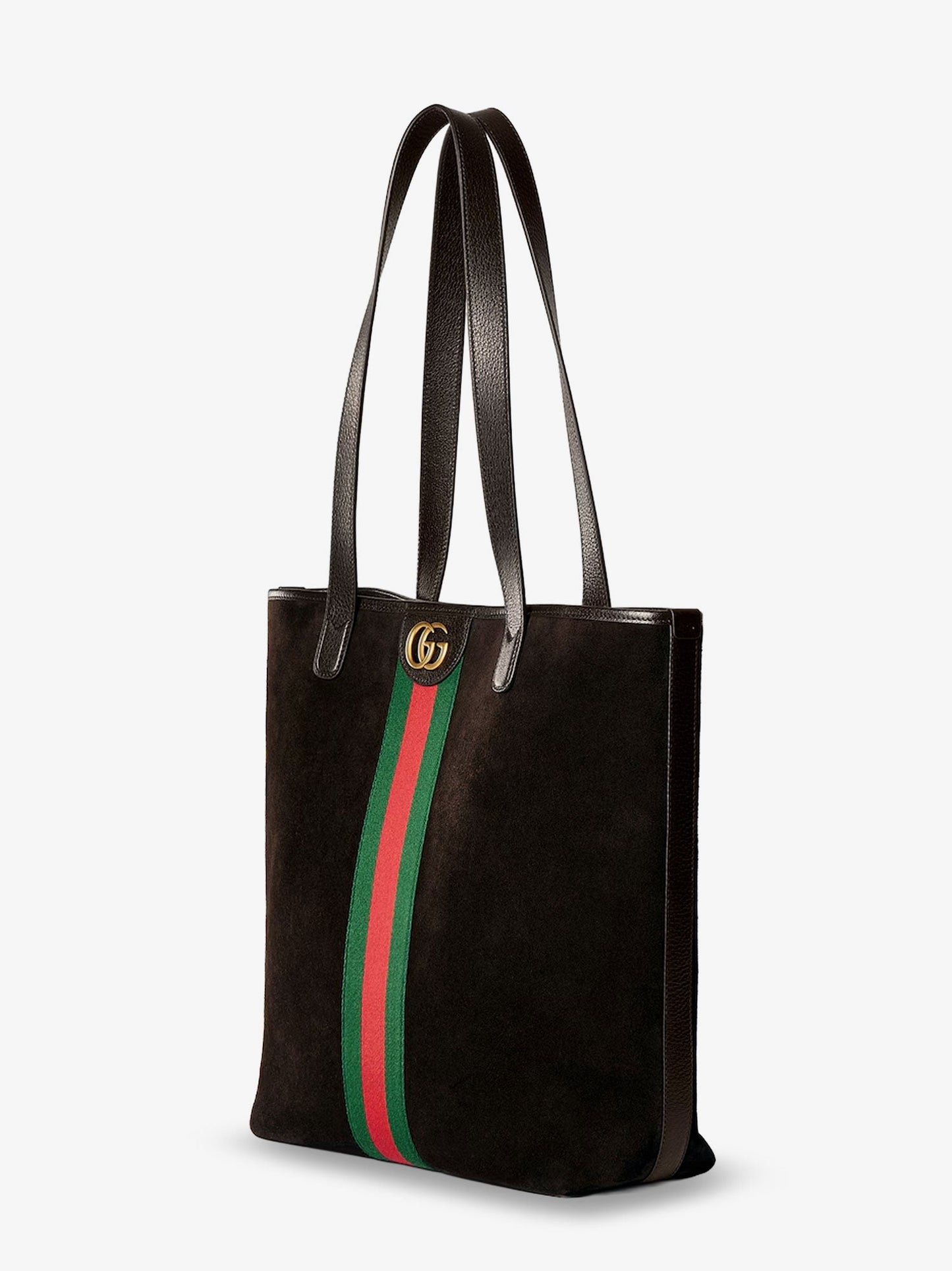 Gucci Ophidia Suede And Leather Shopping Bag