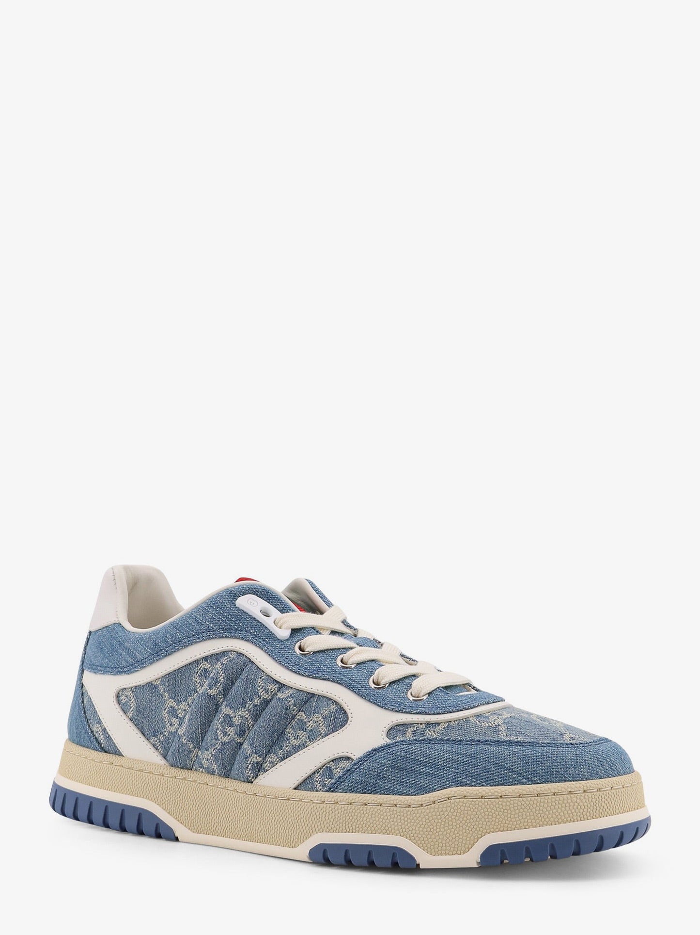 Gucci Re Web Denim Low Top Sneakers