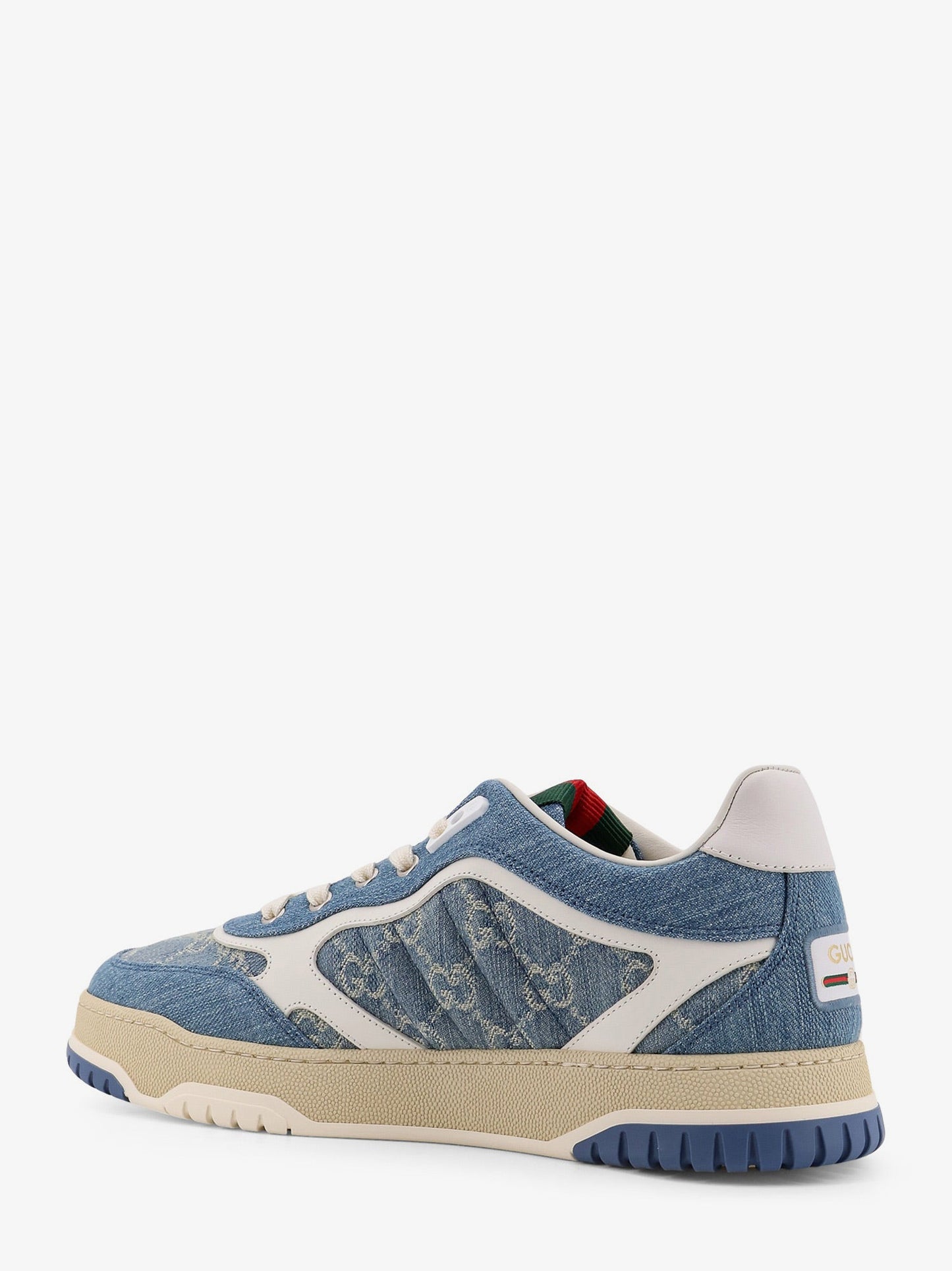 Gucci Re Web Denim Low Top Sneakers