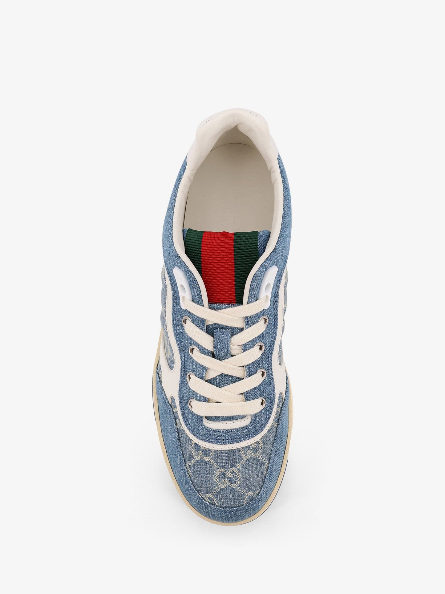 Gucci Re Web Denim Low Top Sneakers