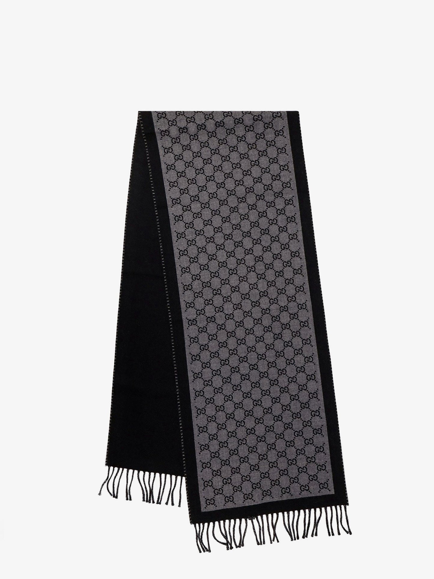 Gucci Wool Scarf With Gg Motif