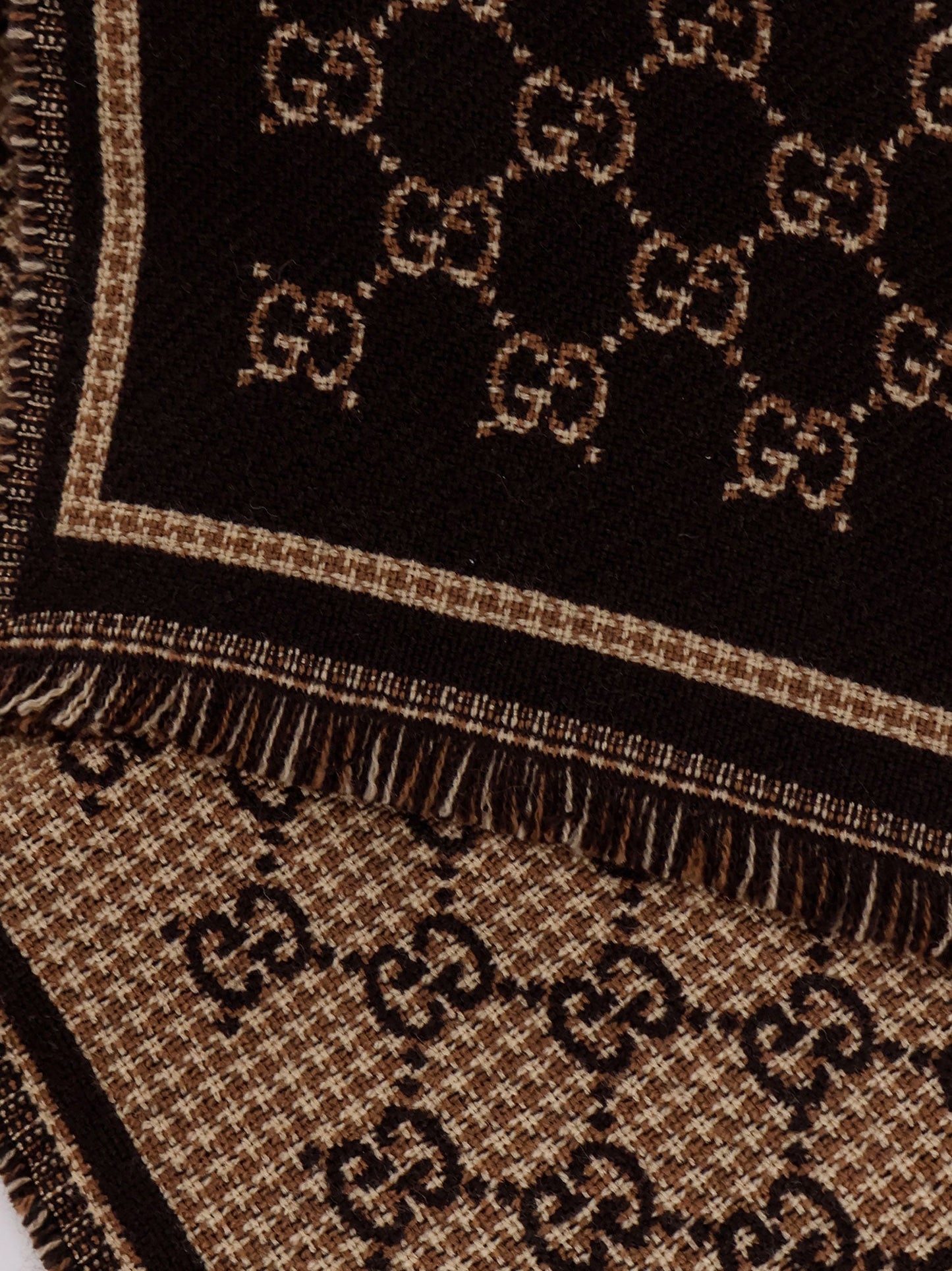 Gucci Wool Gg Scarf