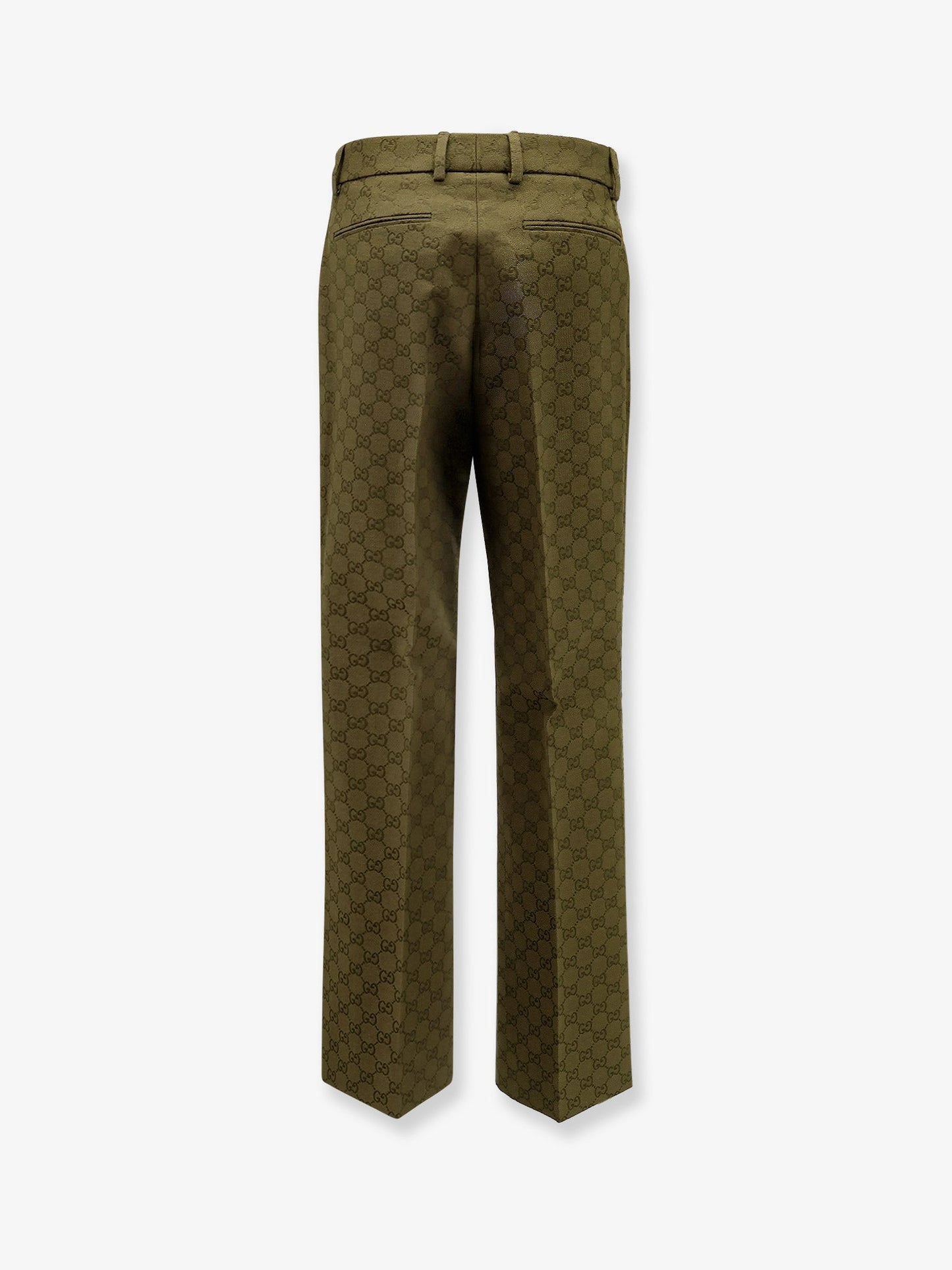 Gucci Gg Jacquard Cotton Trousers