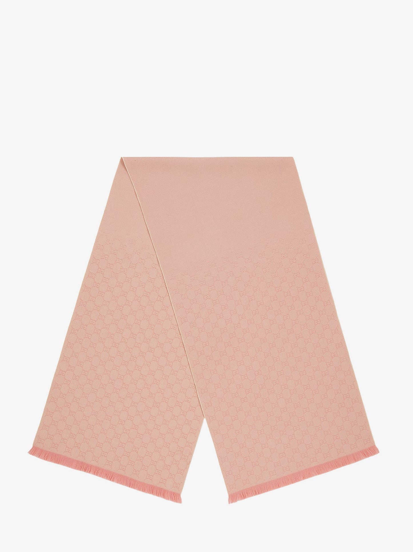 Gucci Jacquard Wool Scarf With Gg Motif