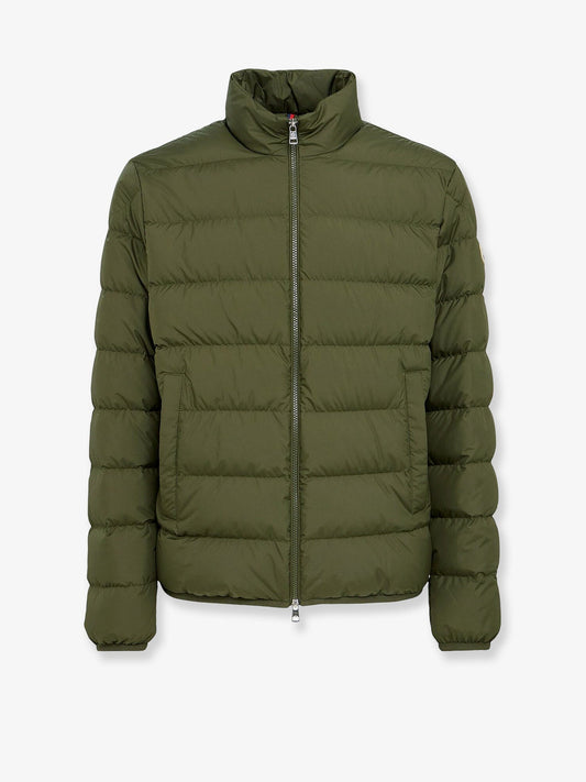 Moncler Baudinet Down Jacket With Logo Patch