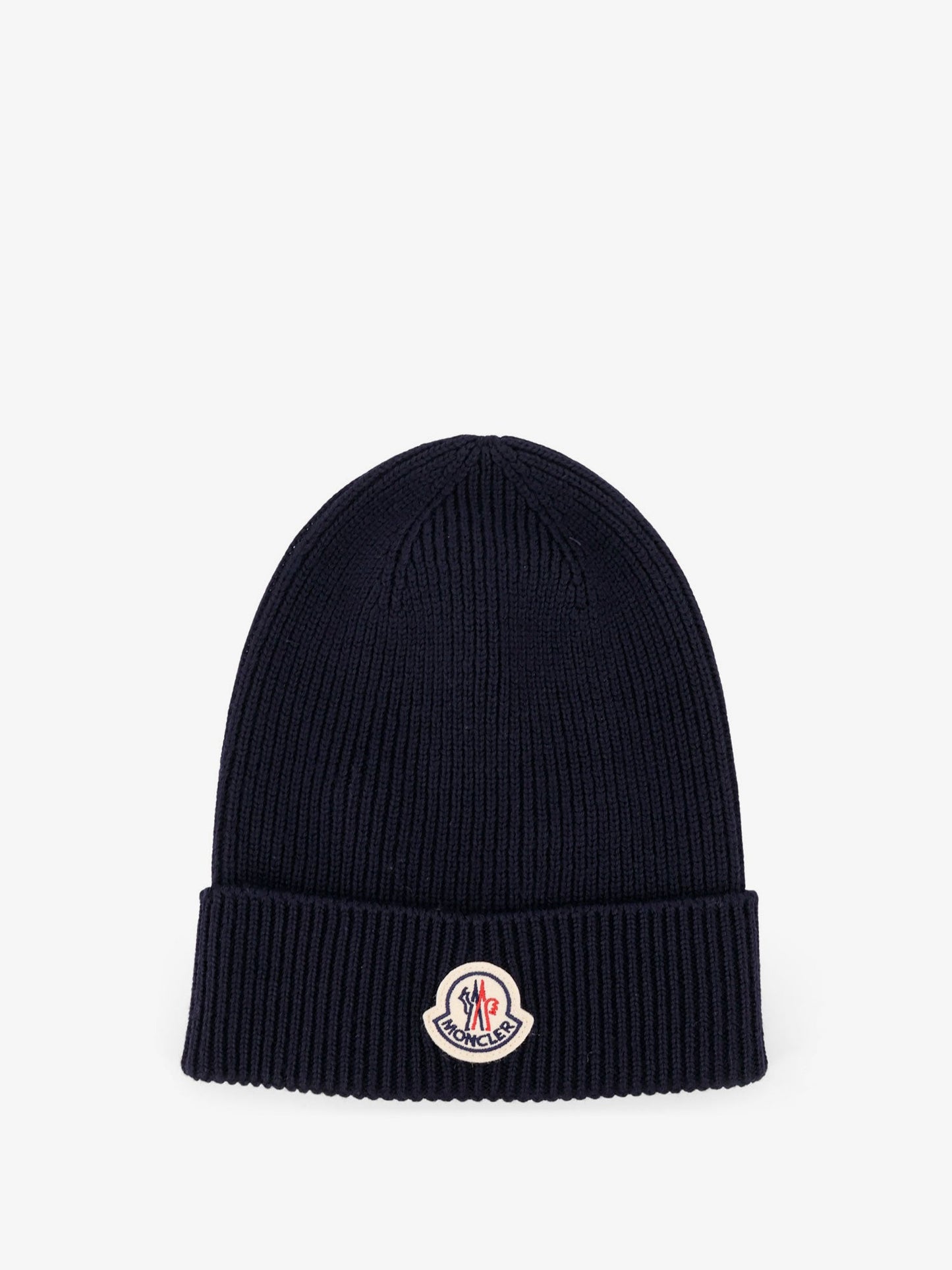 Moncler Virgin Wool Beanie Hat