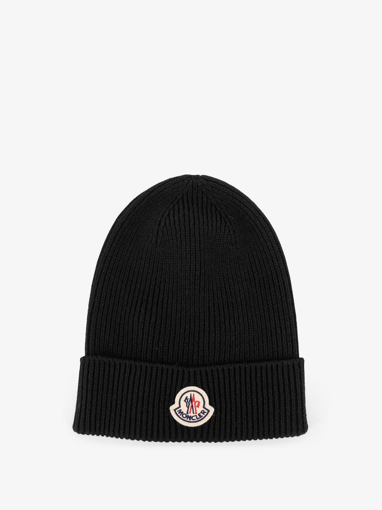 Moncler Virgin Wool Beanie Hat