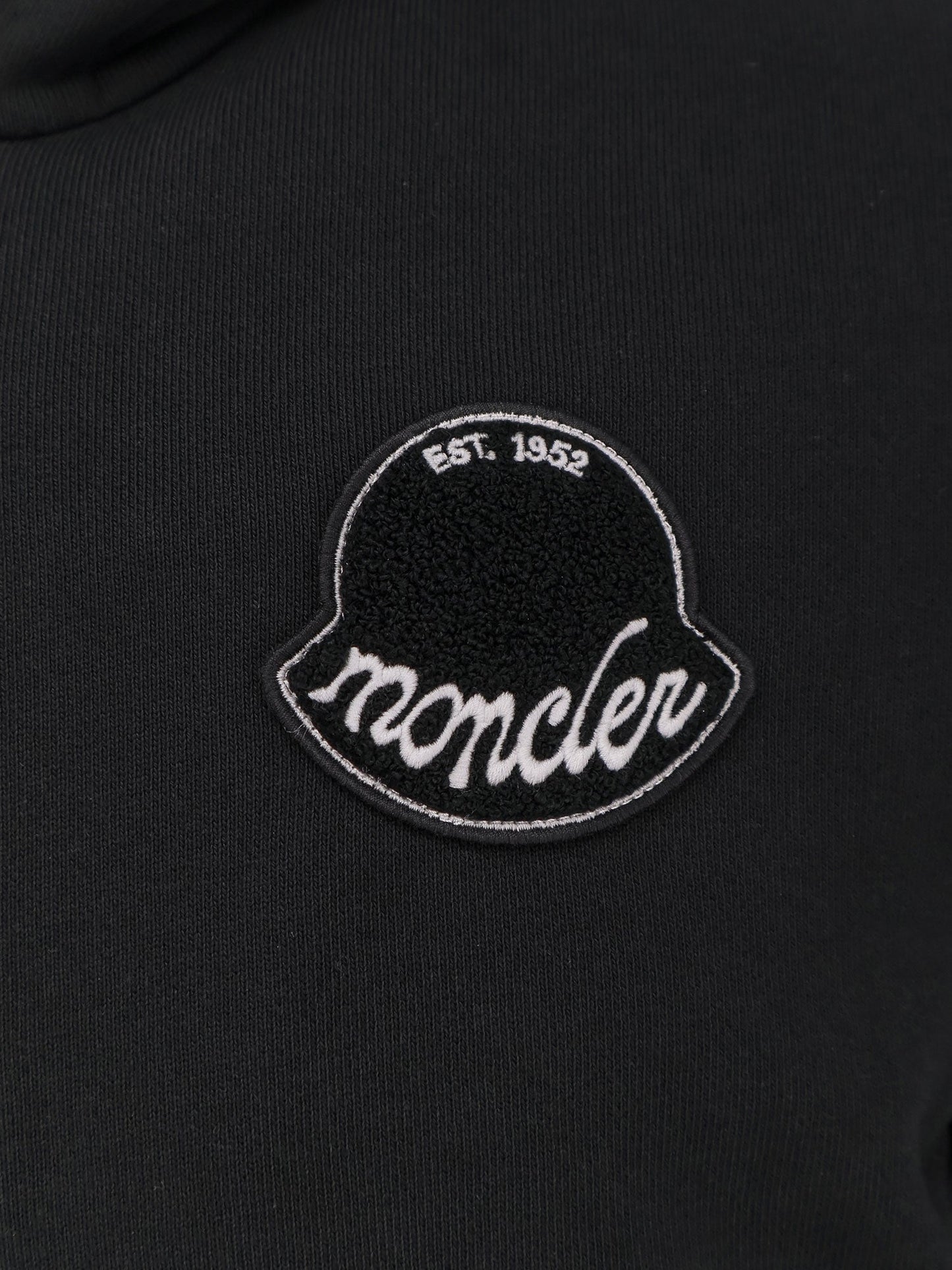 Moncler Cotton Sweatshirt With Logo Patch