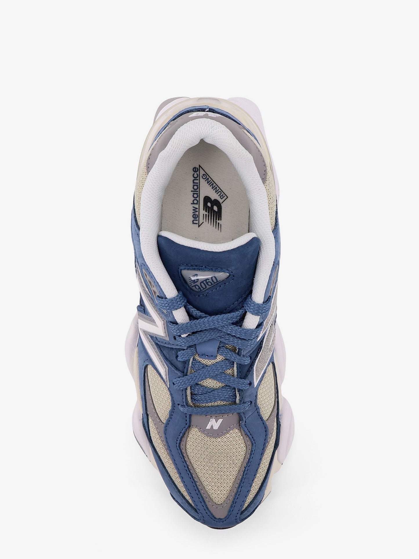 New Balance 9060 Mesh Low Top Sneakers With Suede Inserts