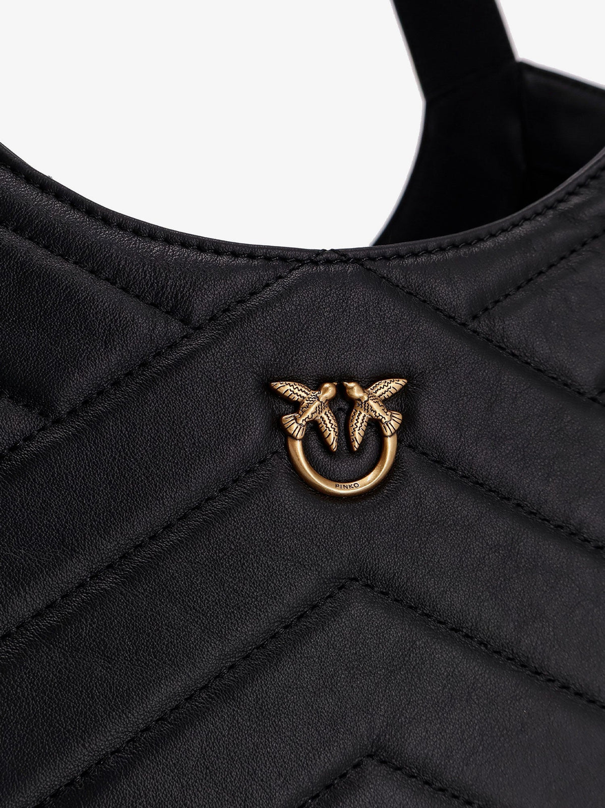 Pinko Quilted leather shoulder bag - Nero