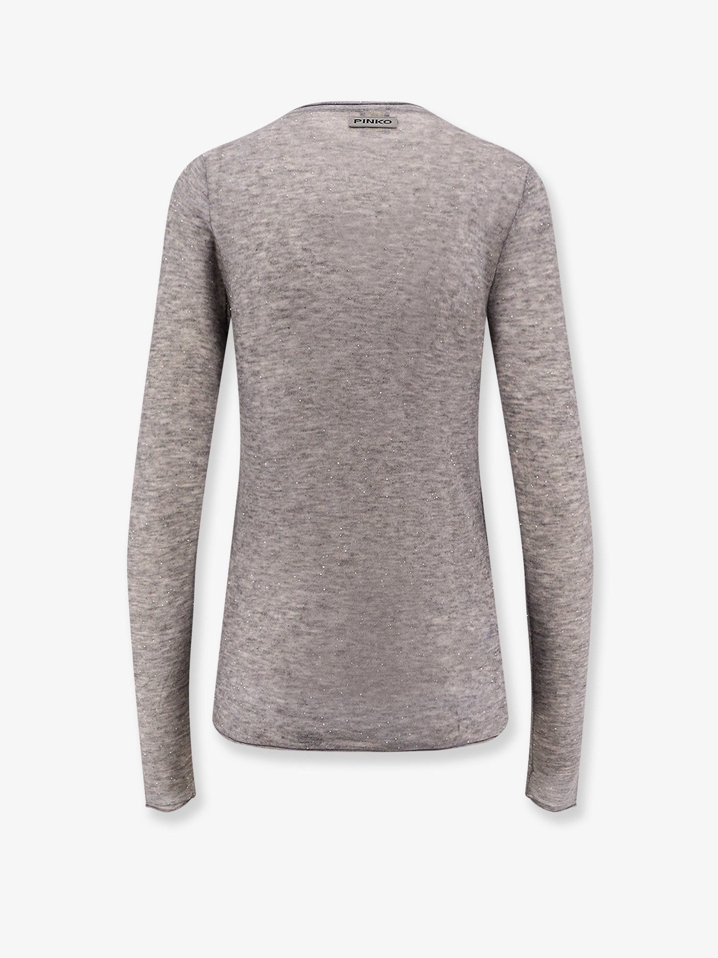 Pinko Pico Wool Top With Rhinestones