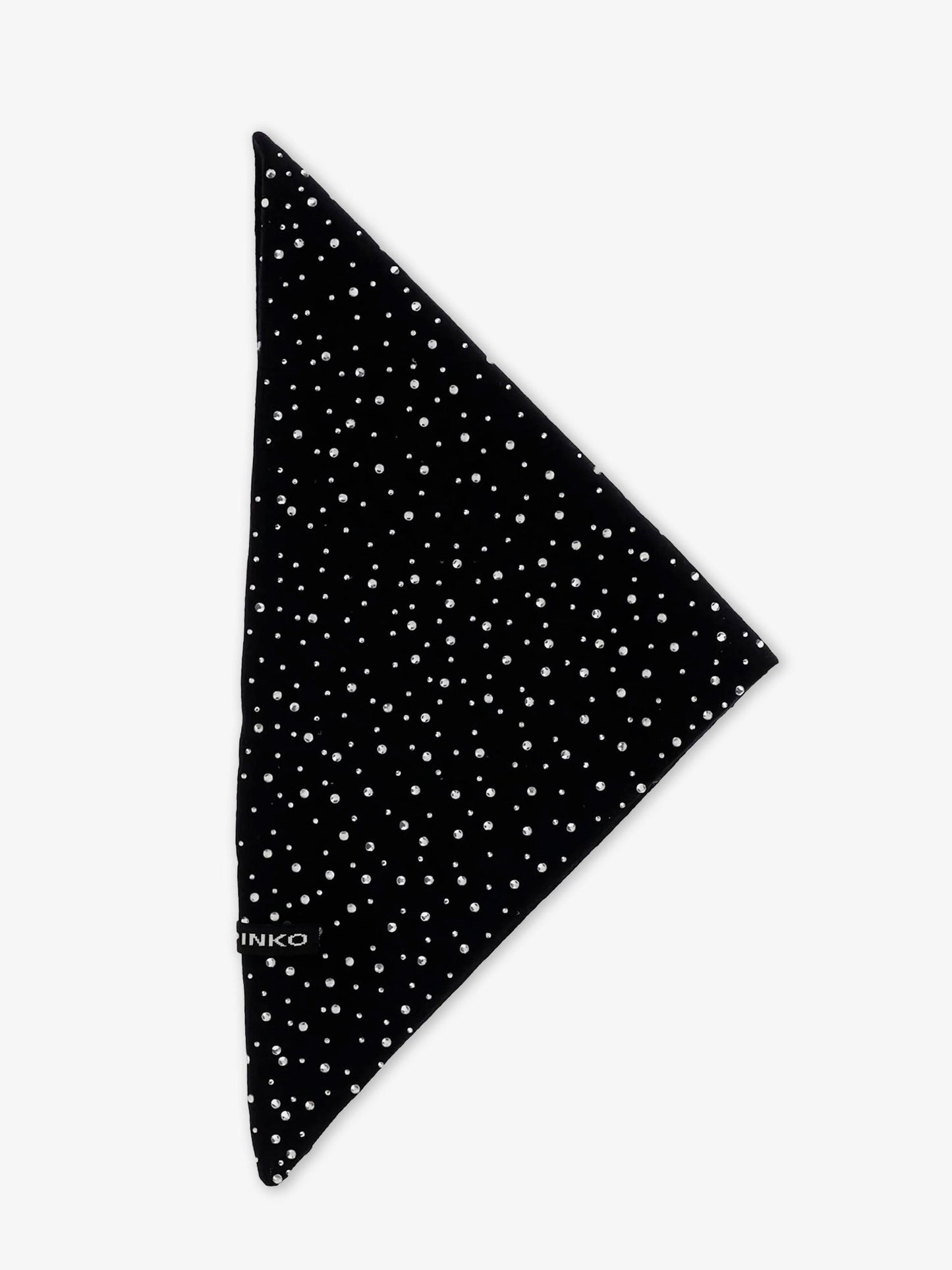 Pinko Svizzera Wool Scarf With Rhinestones