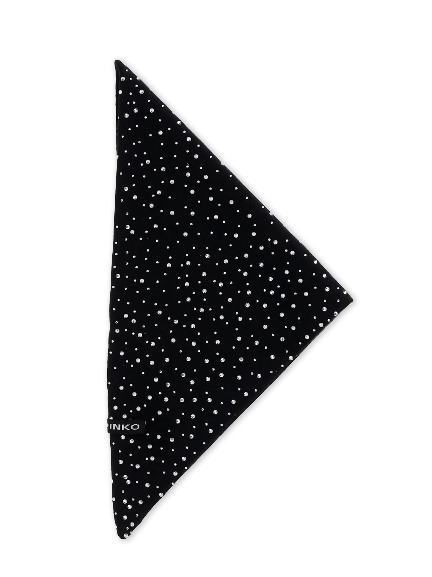 Pinko Svizzera Wool Scarf With Rhinestones