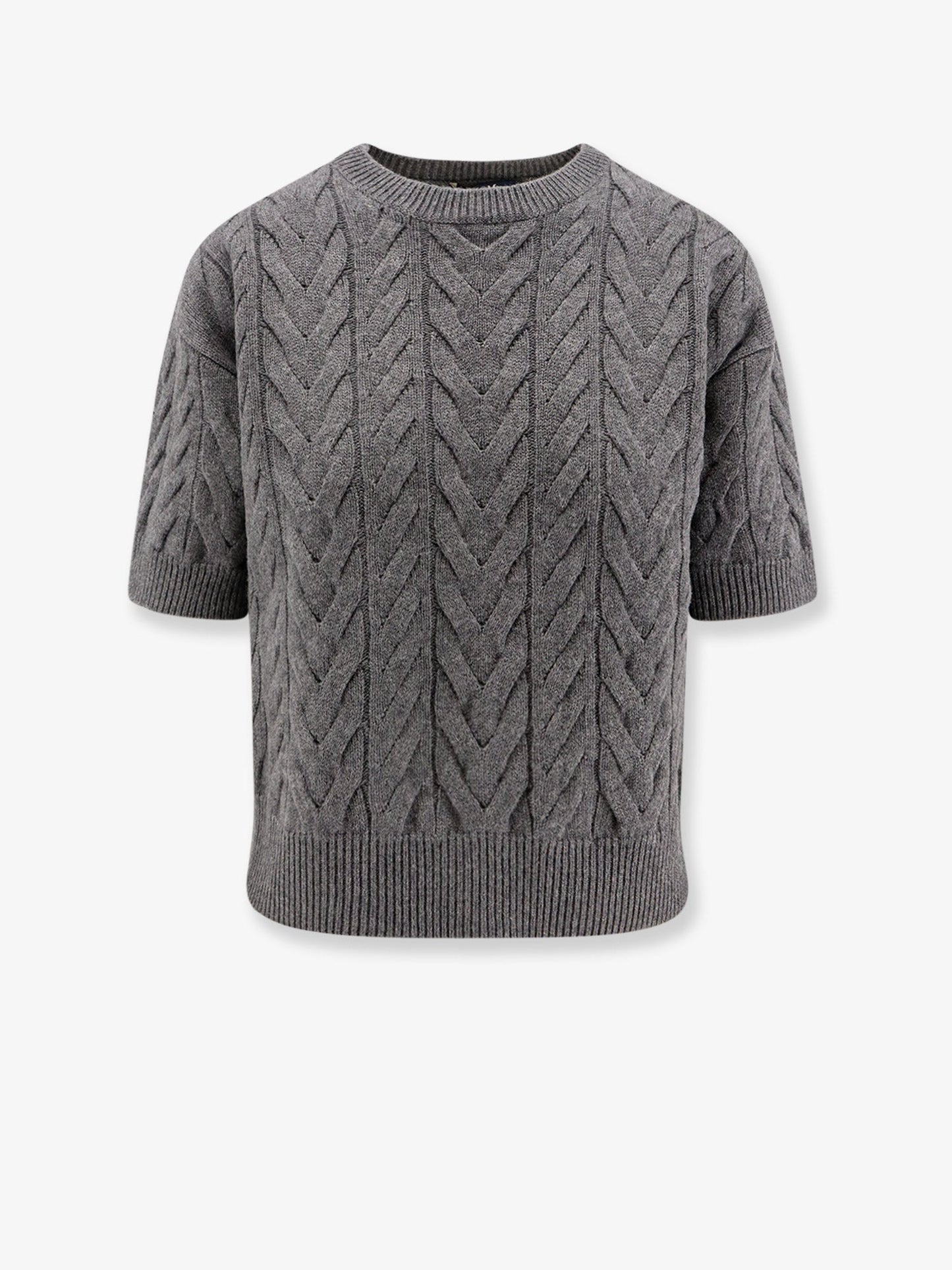 'S Max Mara Dominus Wool Sweater With Cable Knit