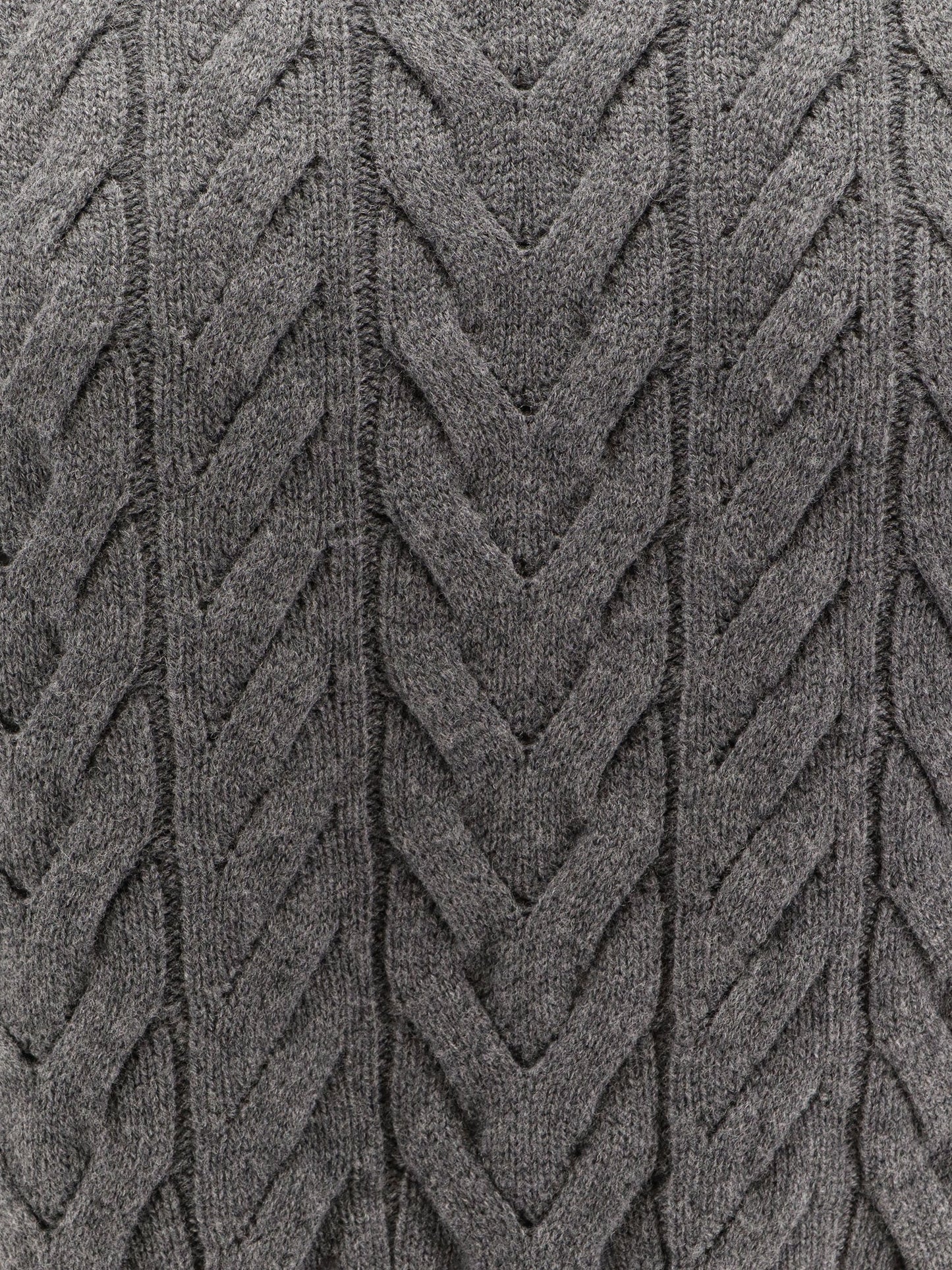 'S Max Mara Dominus Wool Sweater With Cable Knit