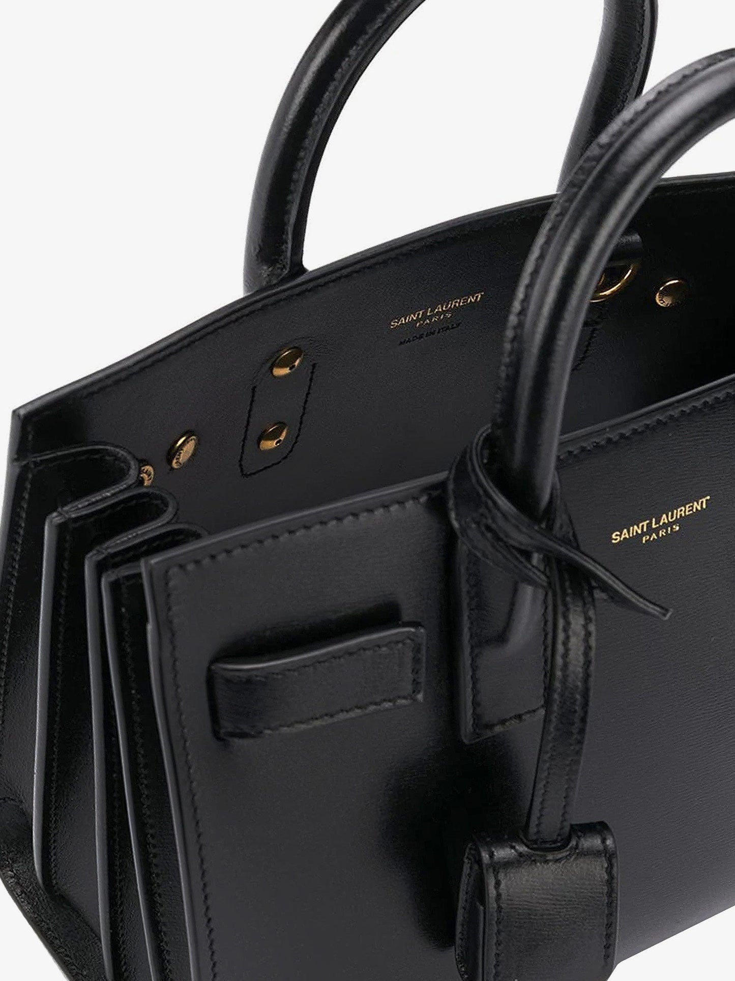 Saint Laurent Sac De Jour Nano Leather Crossbody Bag