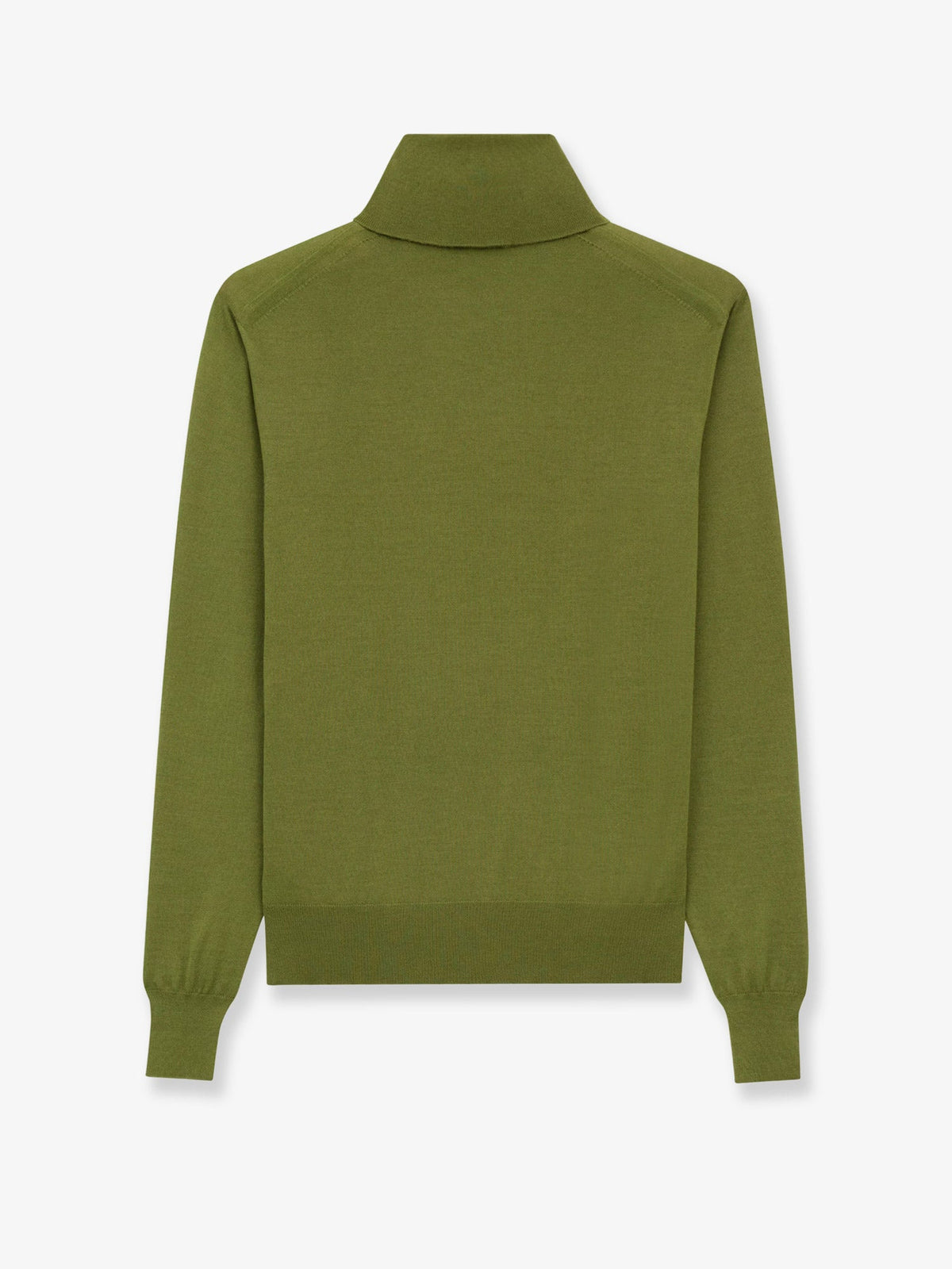Saint Laurent Cashmere, wool and silk turtleneck sweater - Vert Olive