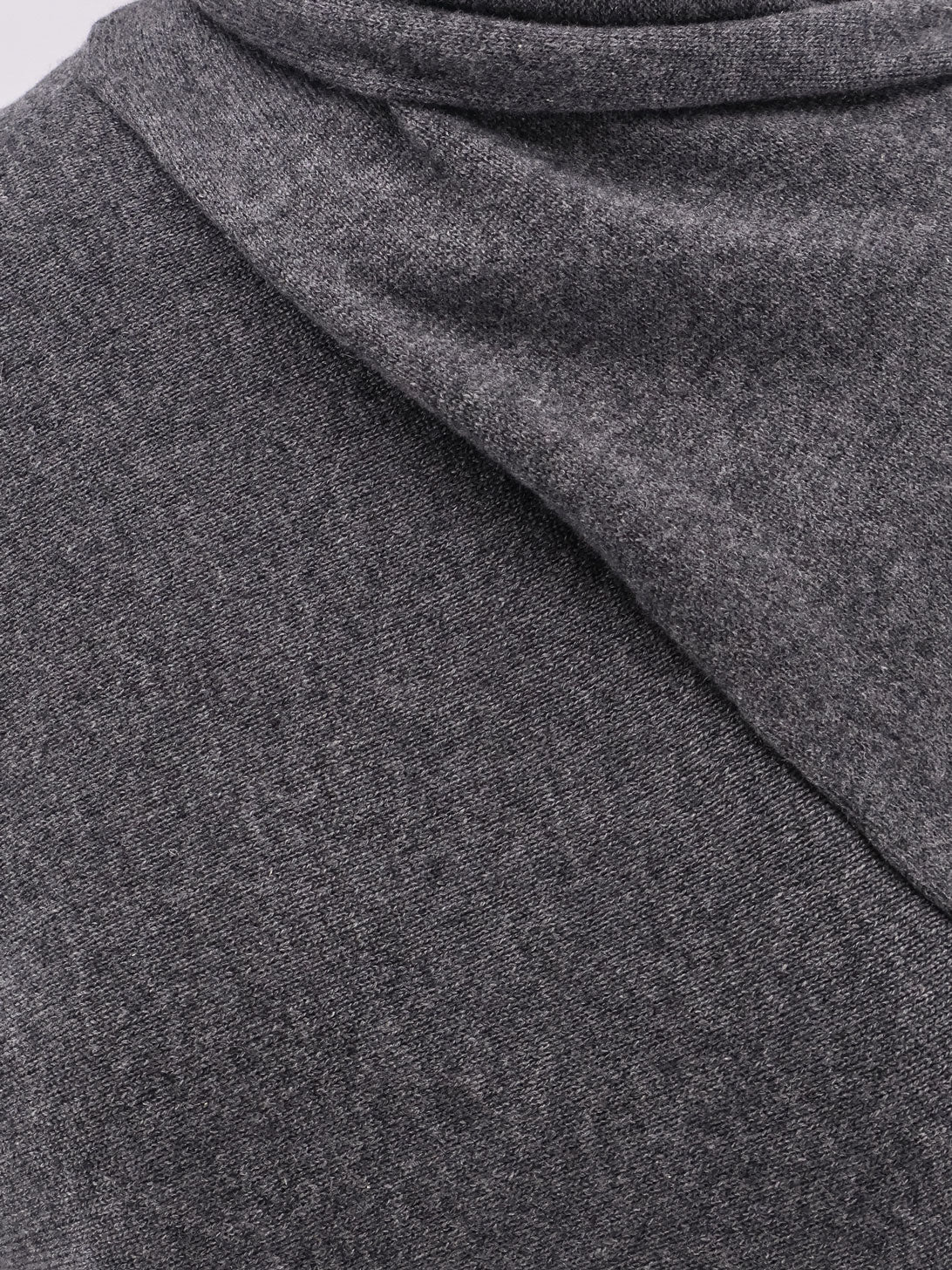 Tom Ford Cashmere and cotton turtleneck sweater - Dark Grey Melange