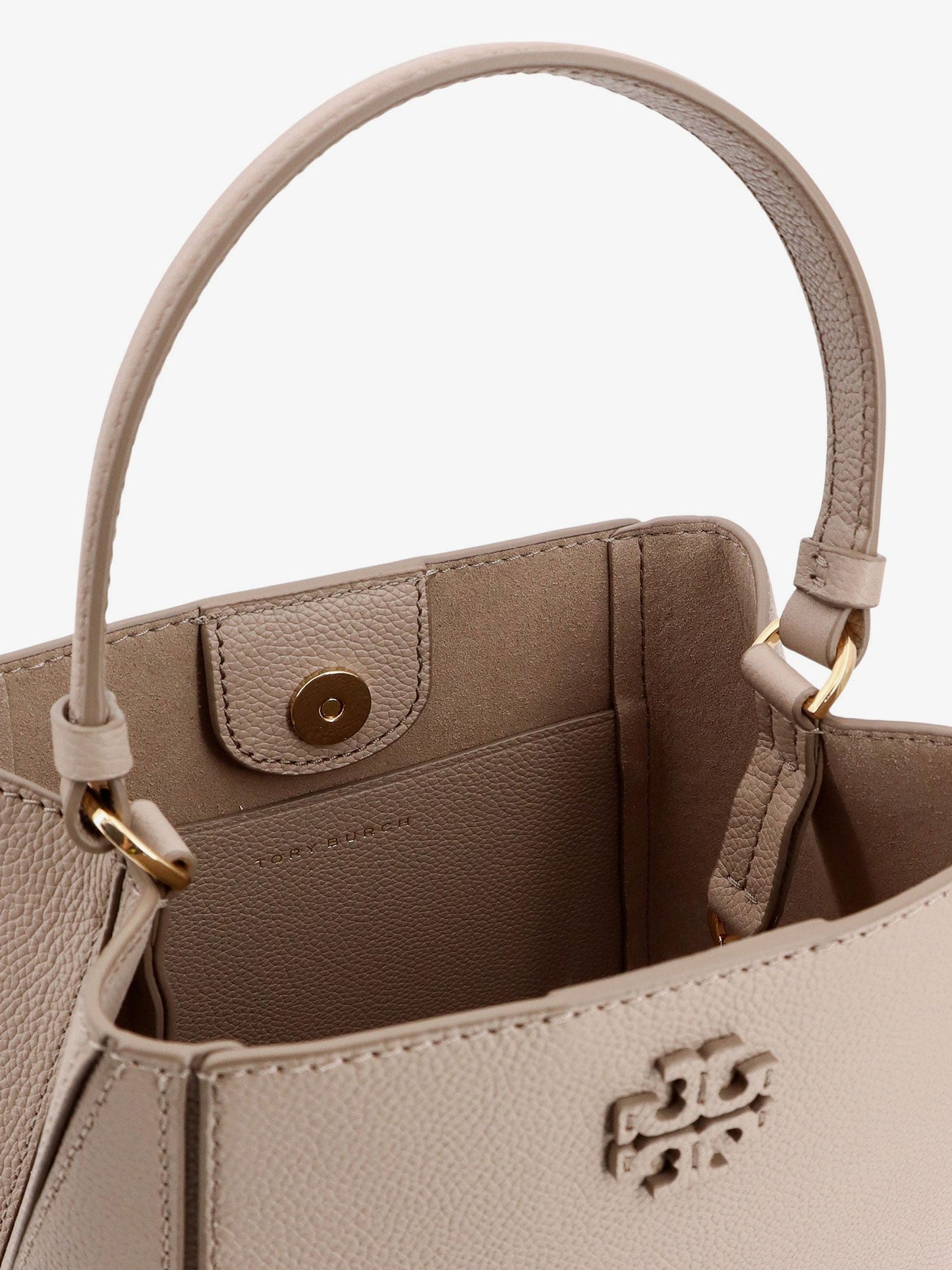 Tory Burch Mc Graw Small Leather Bucket Bag