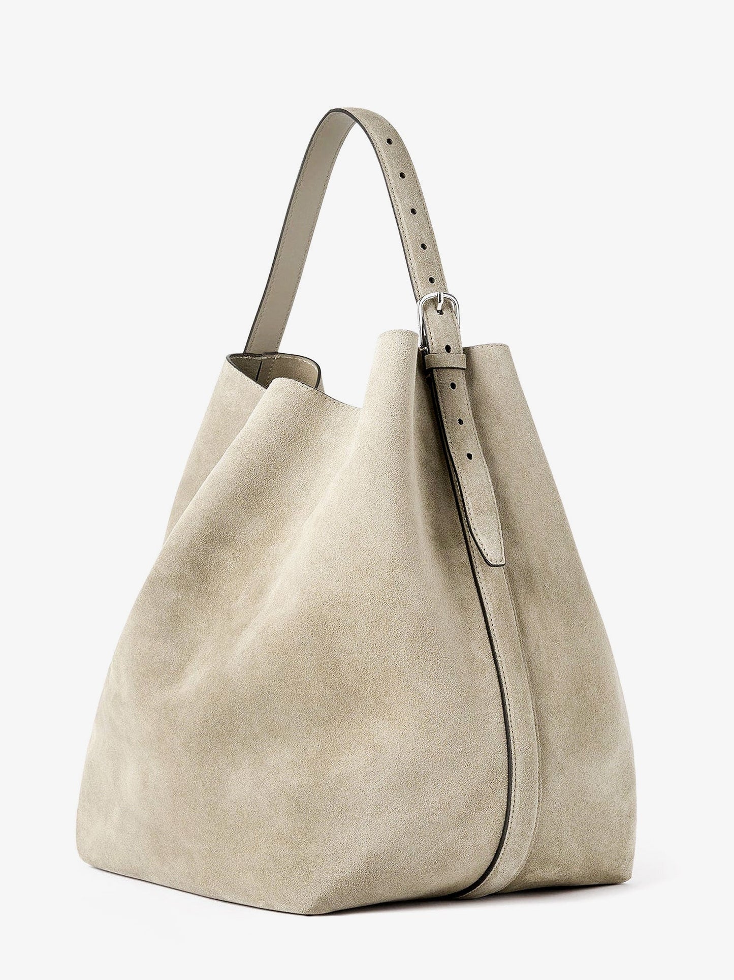 Toteme Leather Belted Tote Shoulder Bag