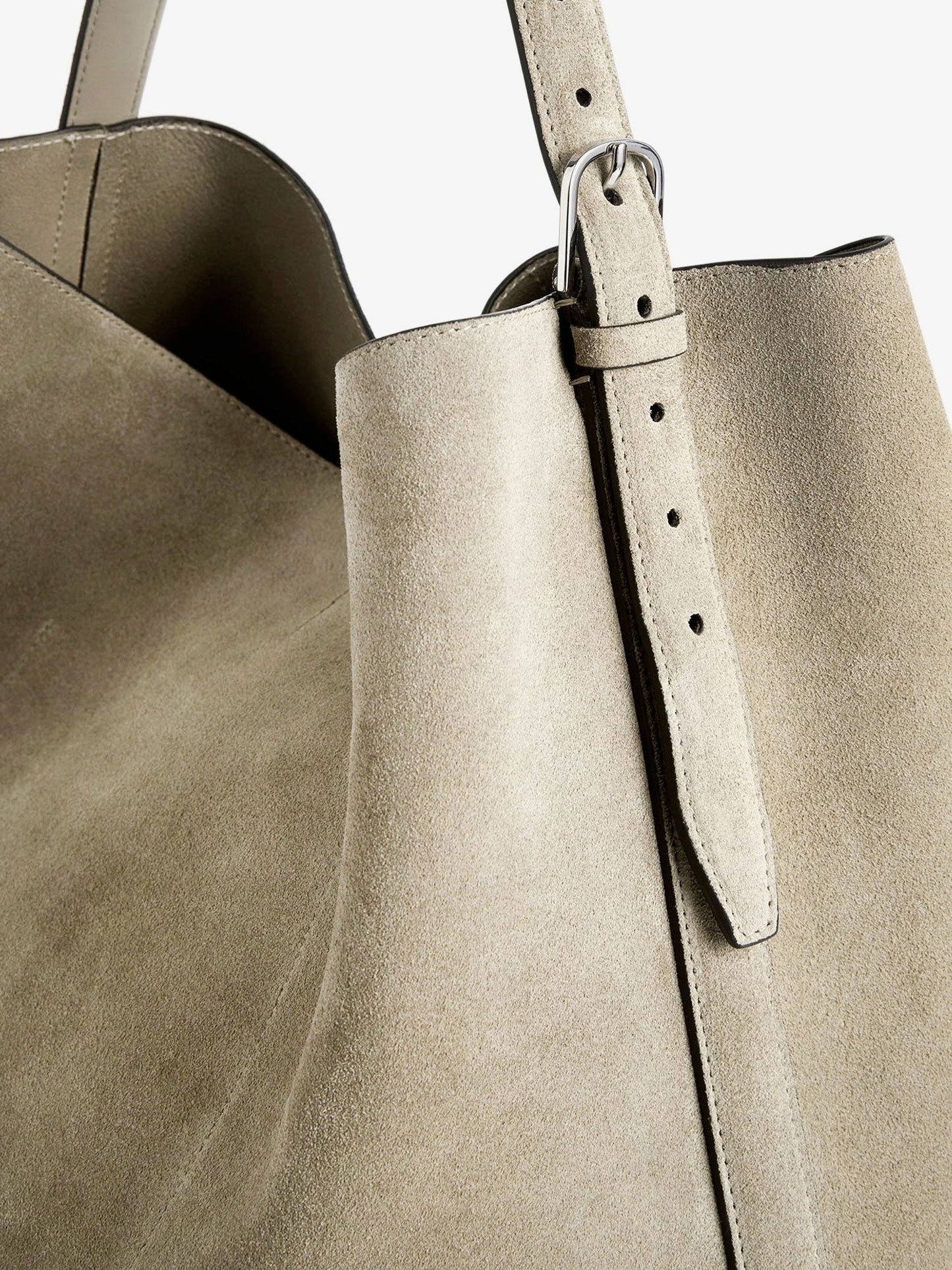 Toteme Leather Belted Tote Shoulder Bag