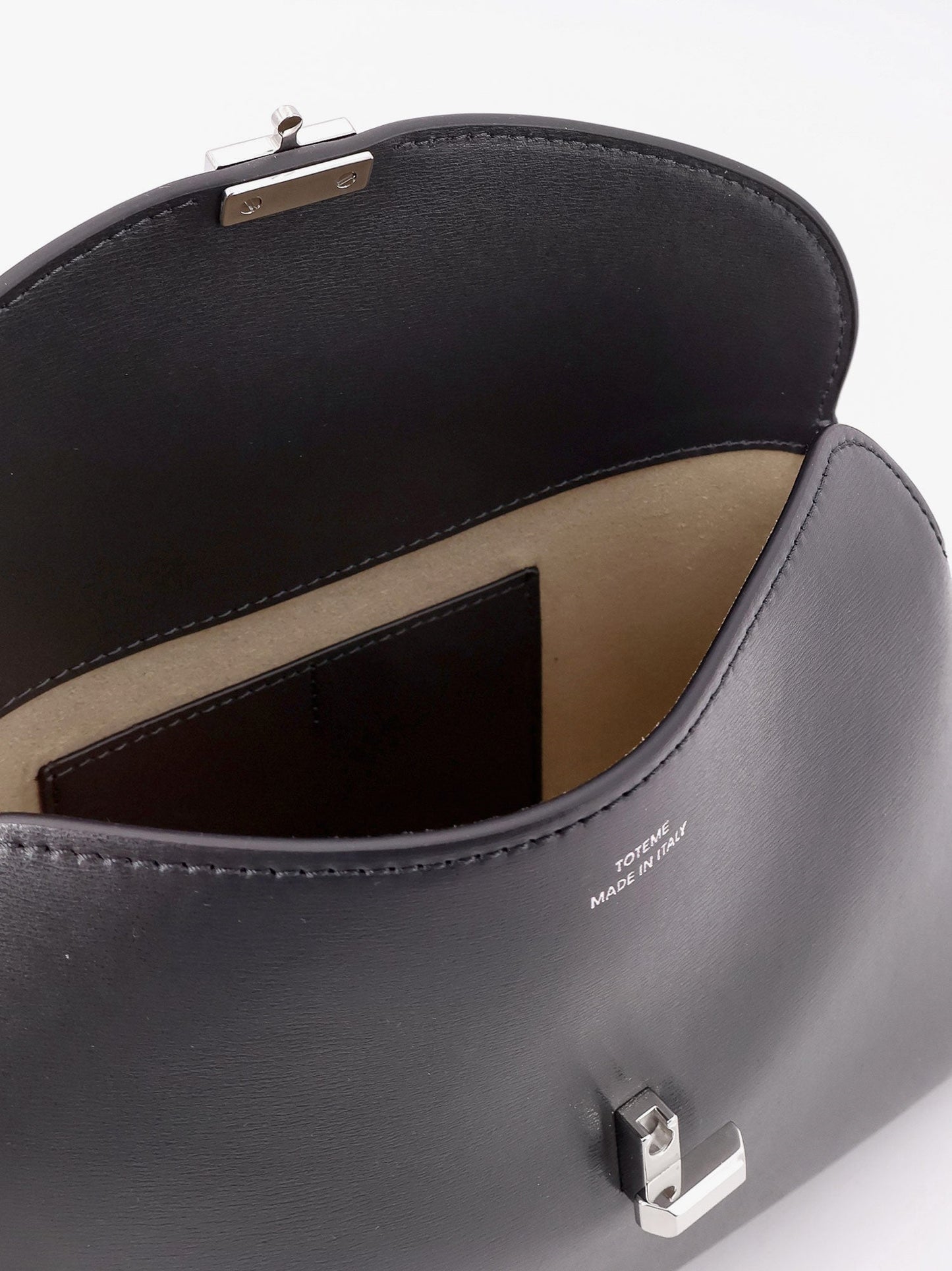 Toteme T Lock Clutch Leather Shoulder Bag