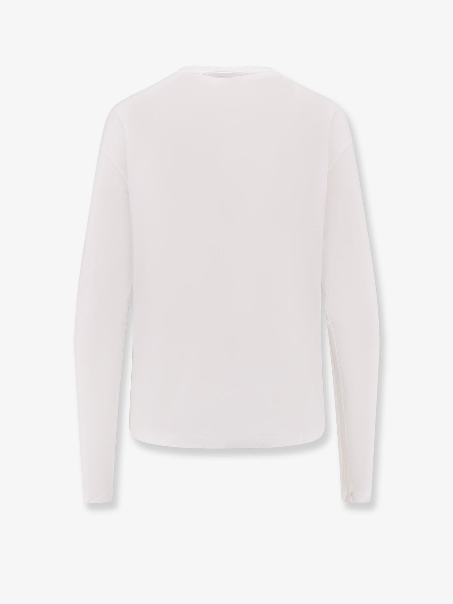 Toteme Classic Long Sleeve Lyocell And Cotton T Shirt