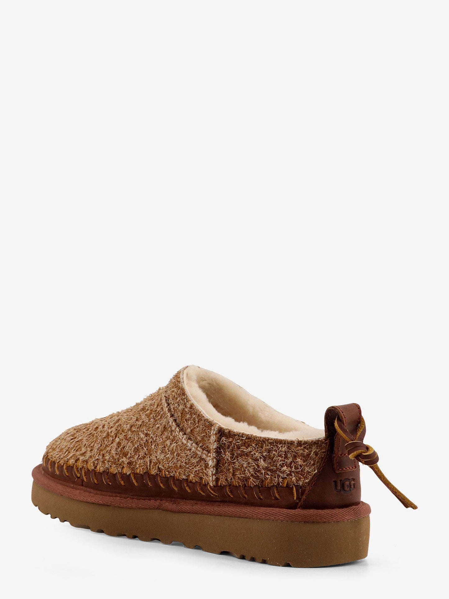 Ugg W Classic Micro Biarritz suede slip-on - Chestnut