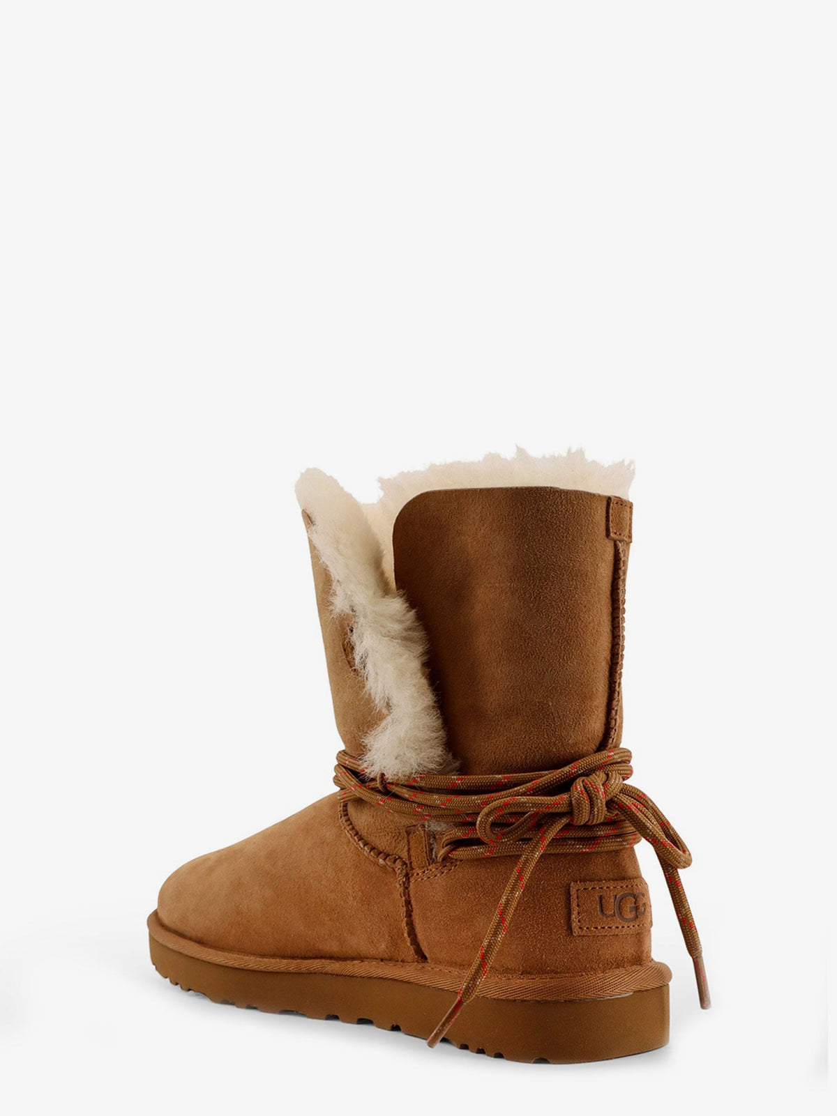 Ugg W Bailey Tie suede ankle boots - Chestnut