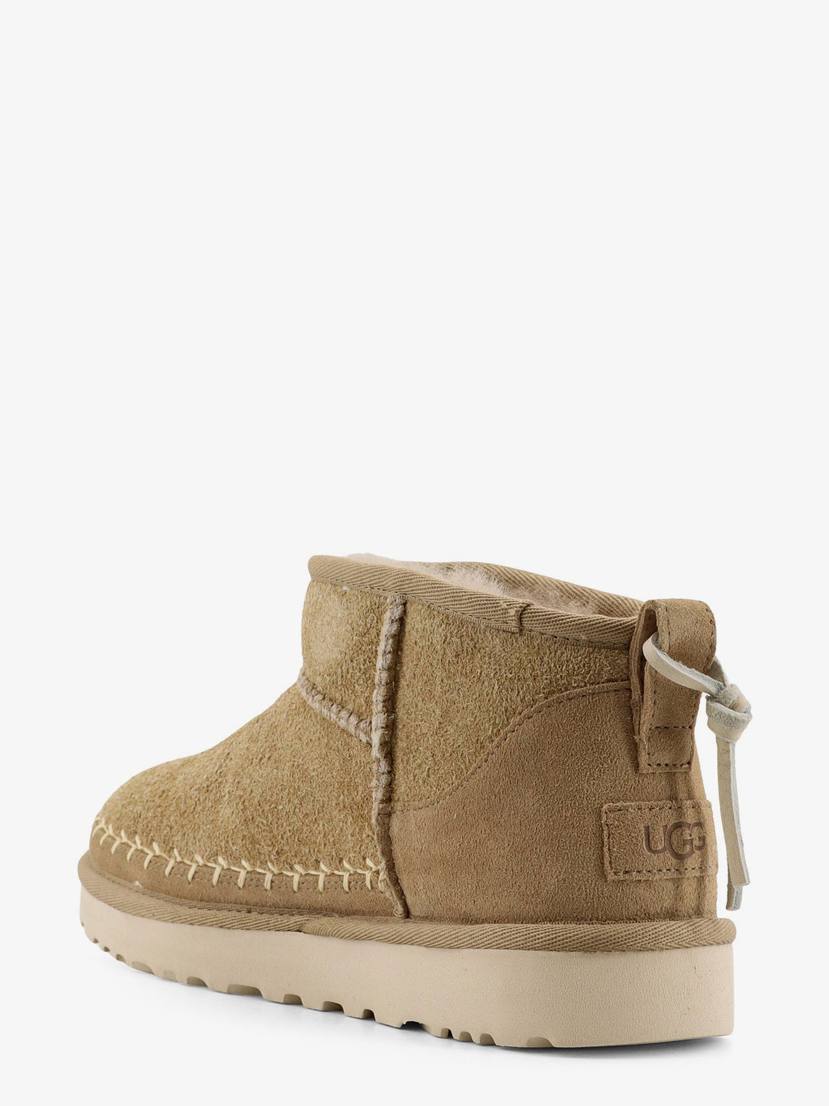 Ugg W Classic Ultra Mini Biarritz suede ankle boots - Mustard Seed