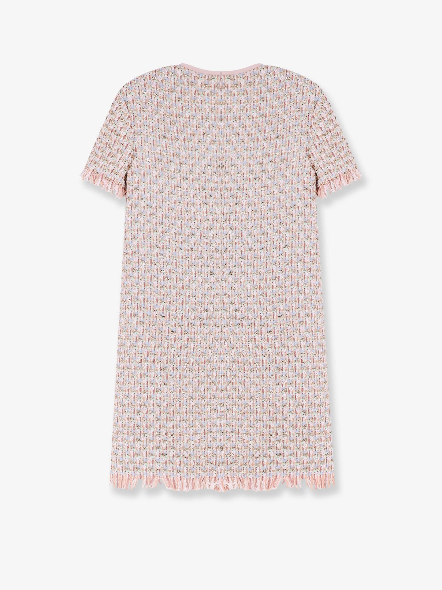 Valentino Embroidered Ribbon Tweed Dress