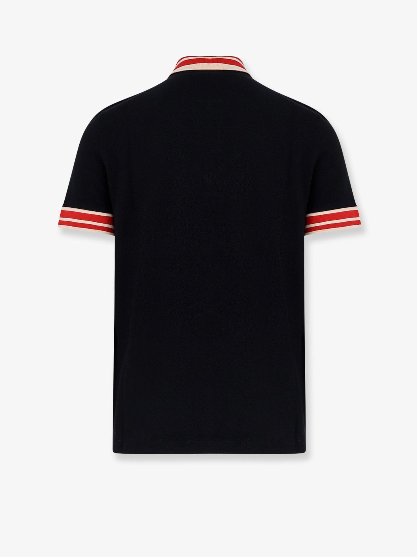 Valentino Cotton Polo Shirt With Contrasting Profiles