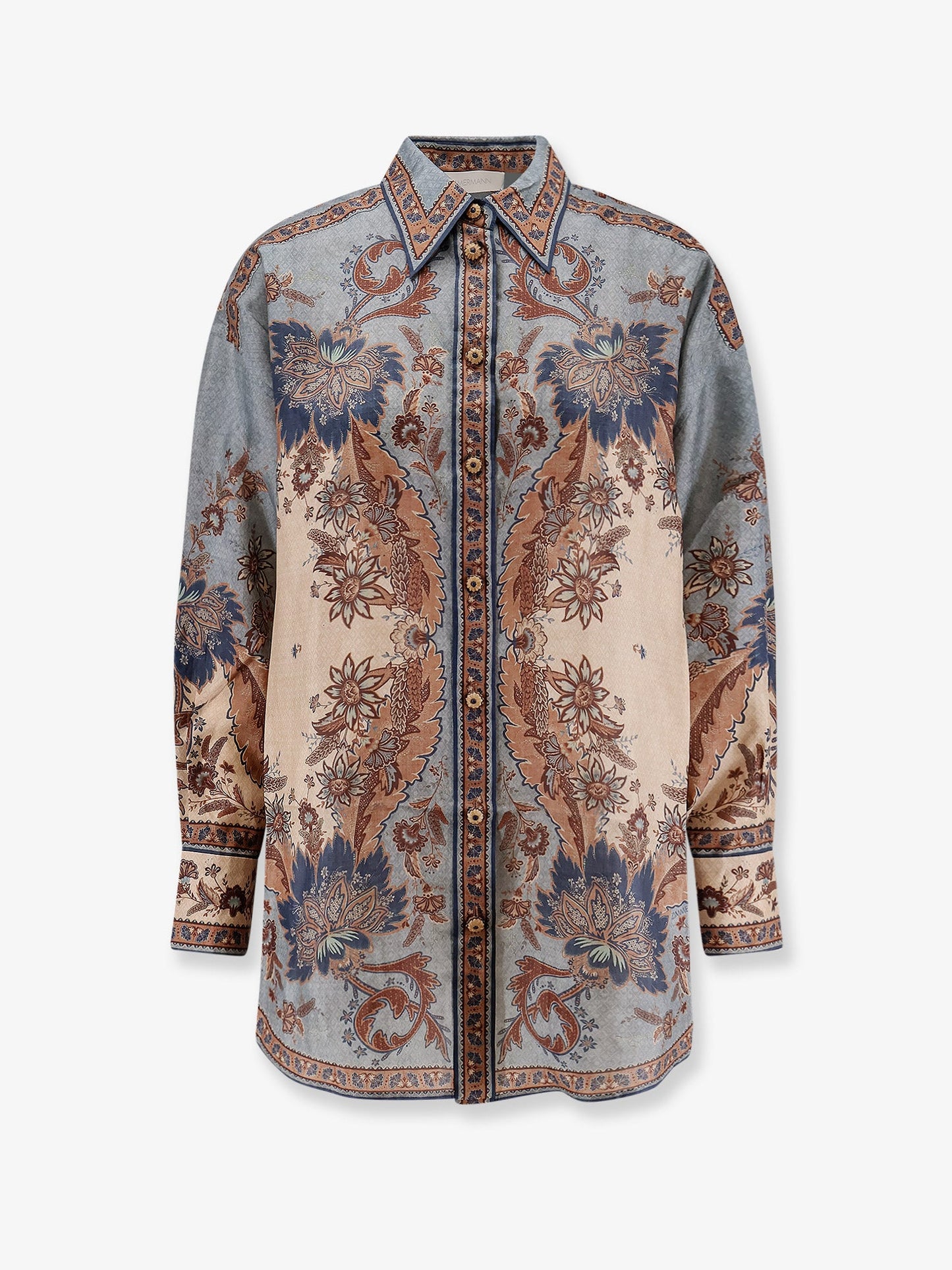 Zimmermann Camicia In Seta Ascension Manstyle