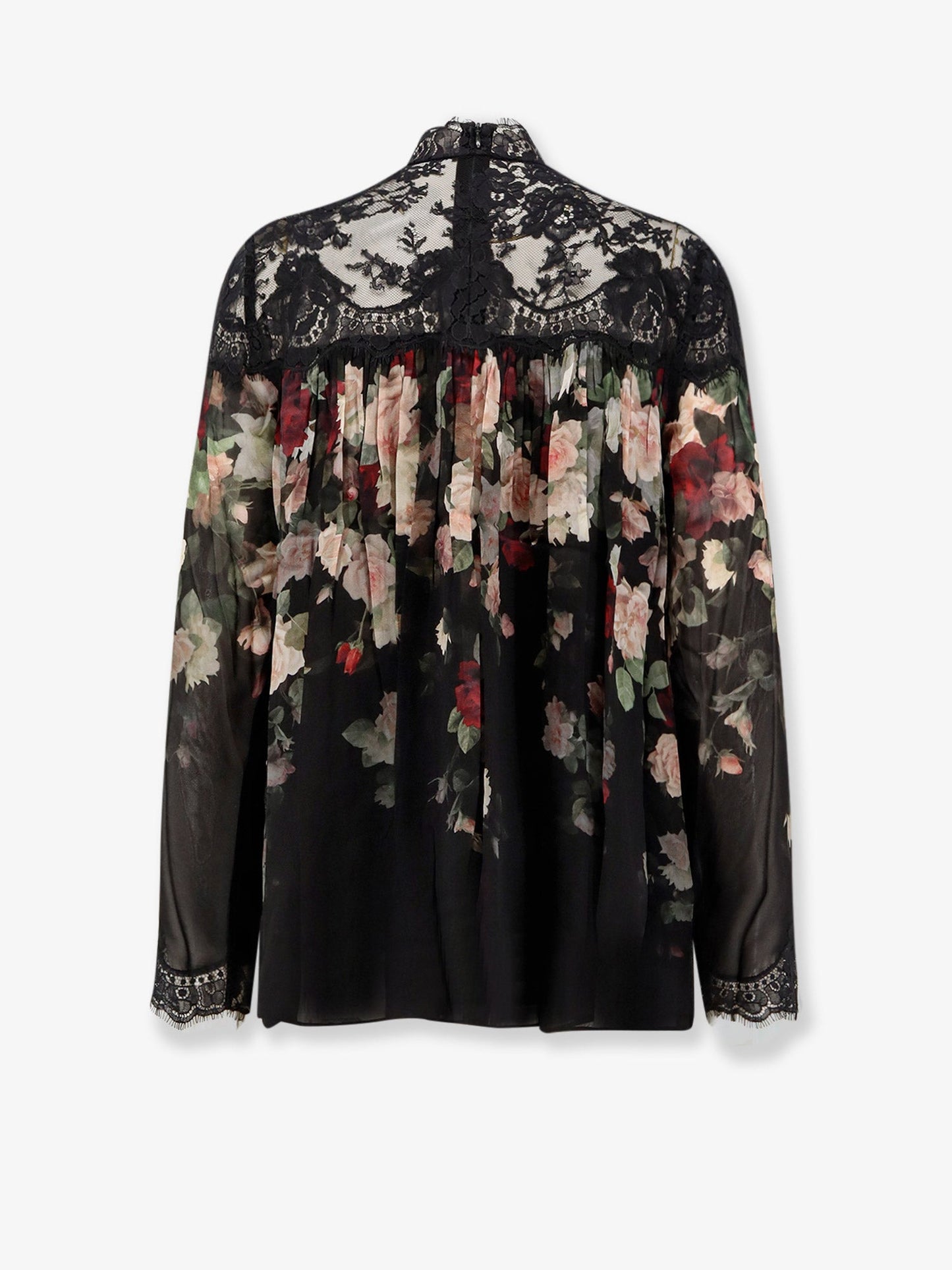 Zimmermann Hypnotic Lace Yoke Blouse Viscose Shirt