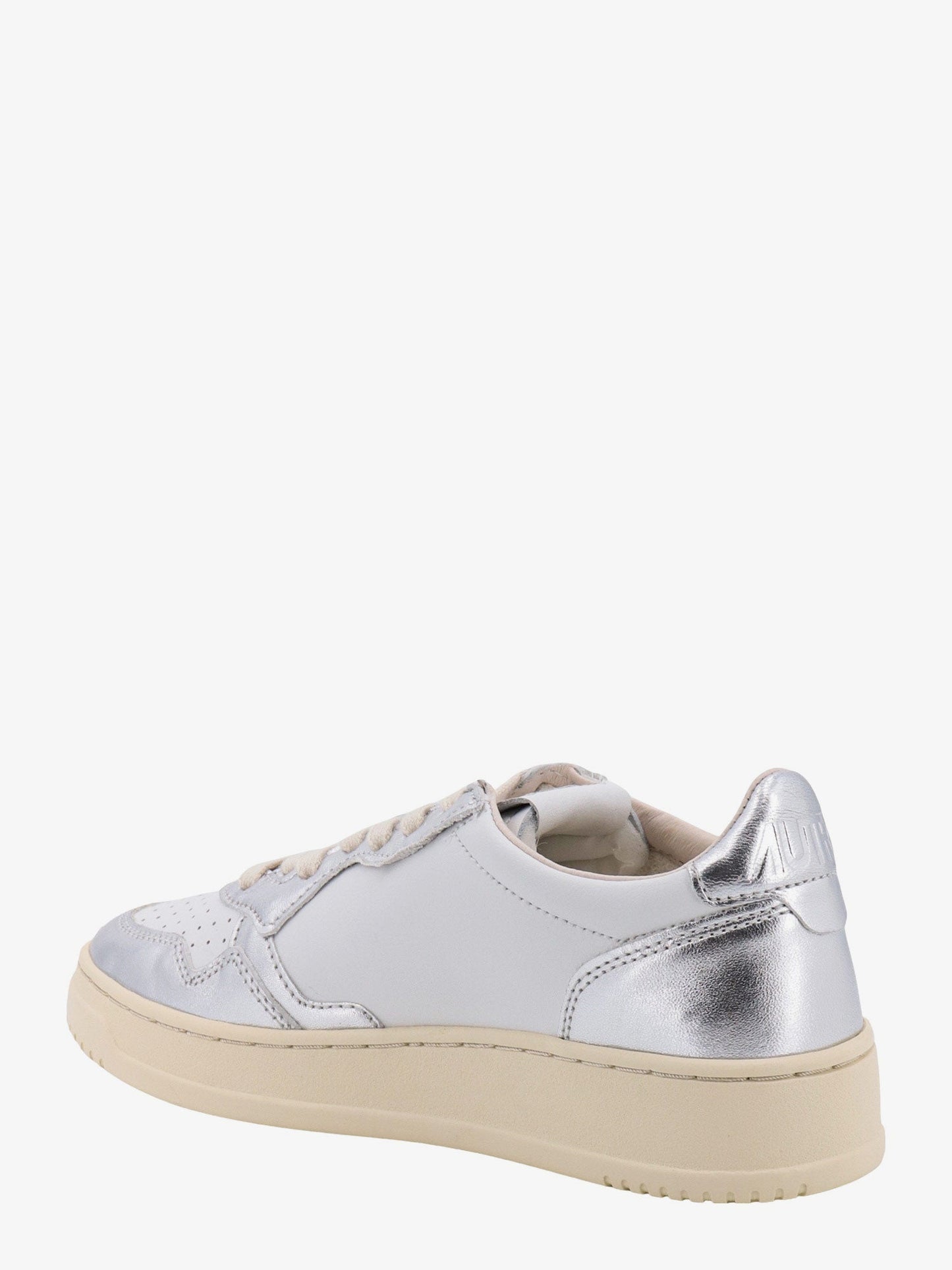 Autry Leather Sneakers With Laminated Profiles