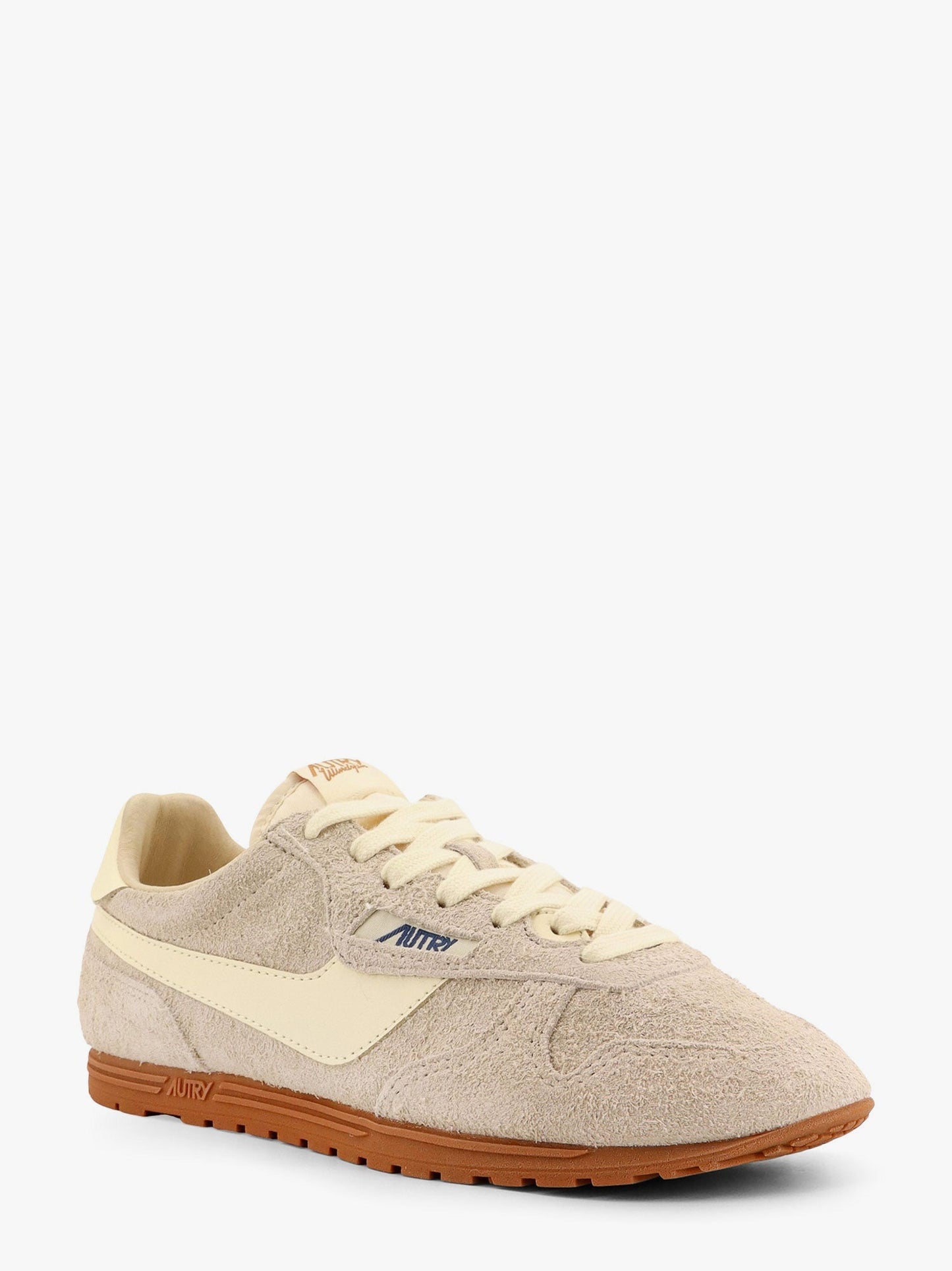 Autry Windspin Low Top Suede And Leather Sneakers