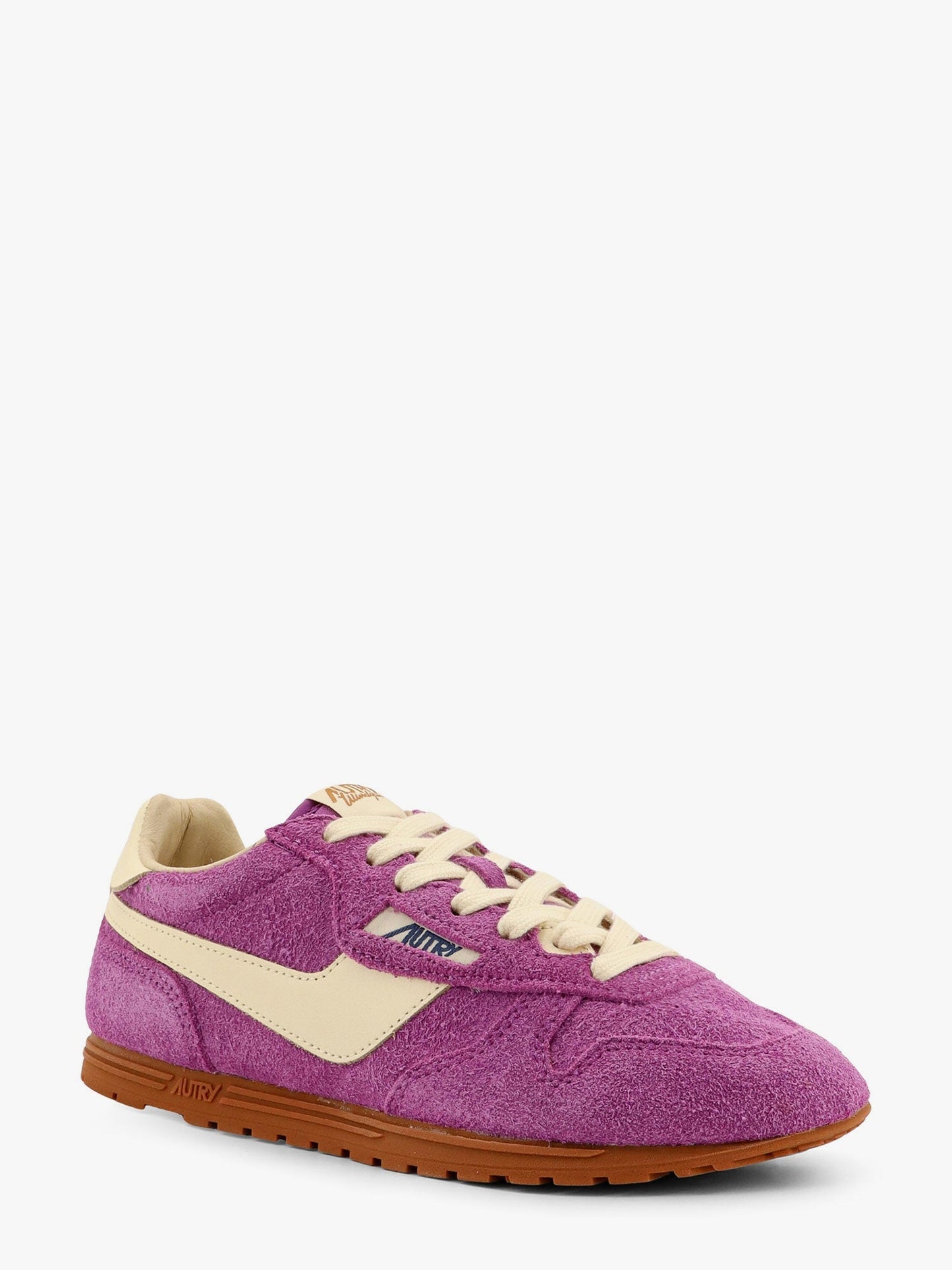 Autry Windspin Low Top Suede And Leather Sneakers